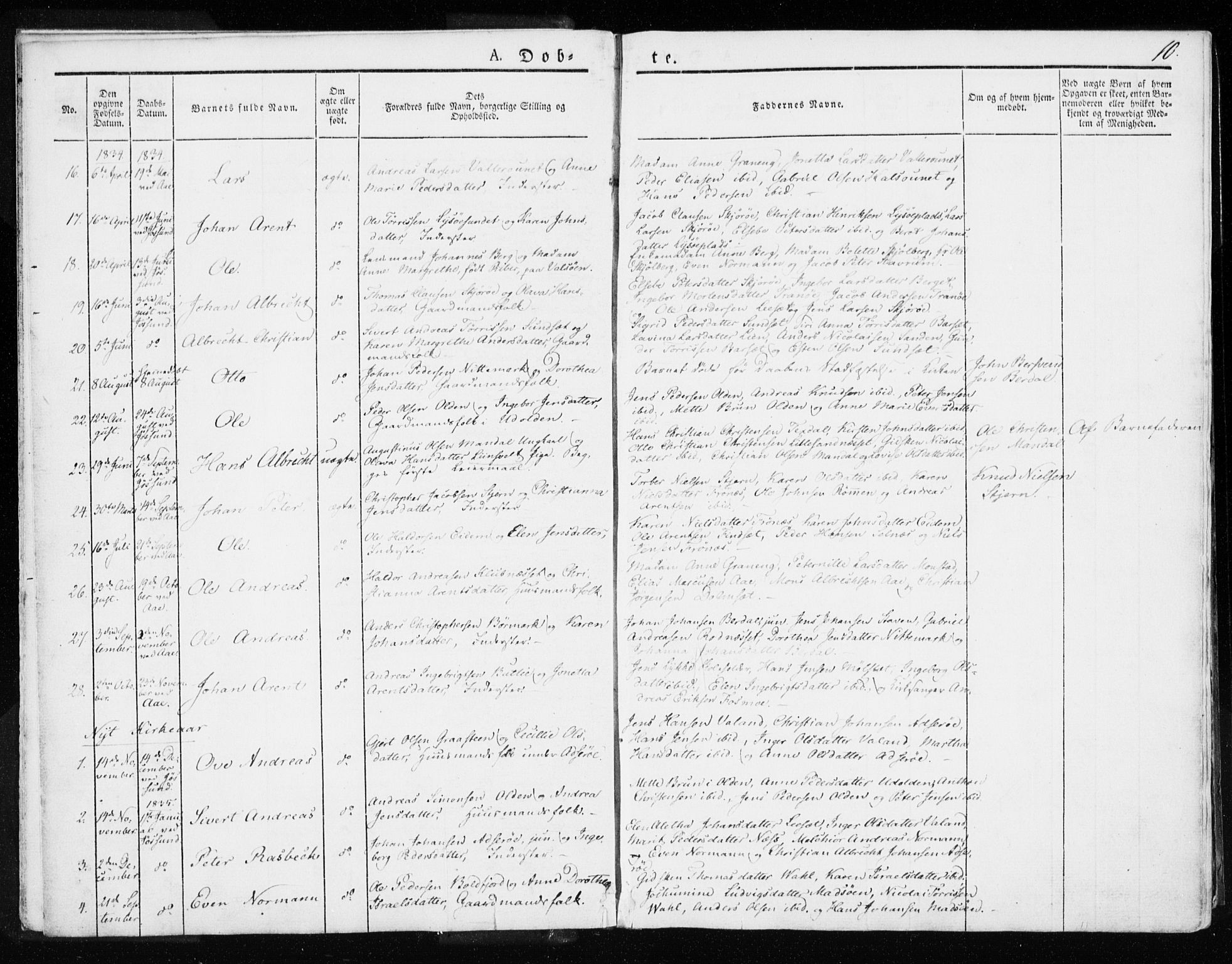 Ministerialprotokoller, klokkerbøker og fødselsregistre - Sør-Trøndelag, SAT/A-1456/655/L0676: Parish register (official) no. 655A05, 1830-1847, p. 10
