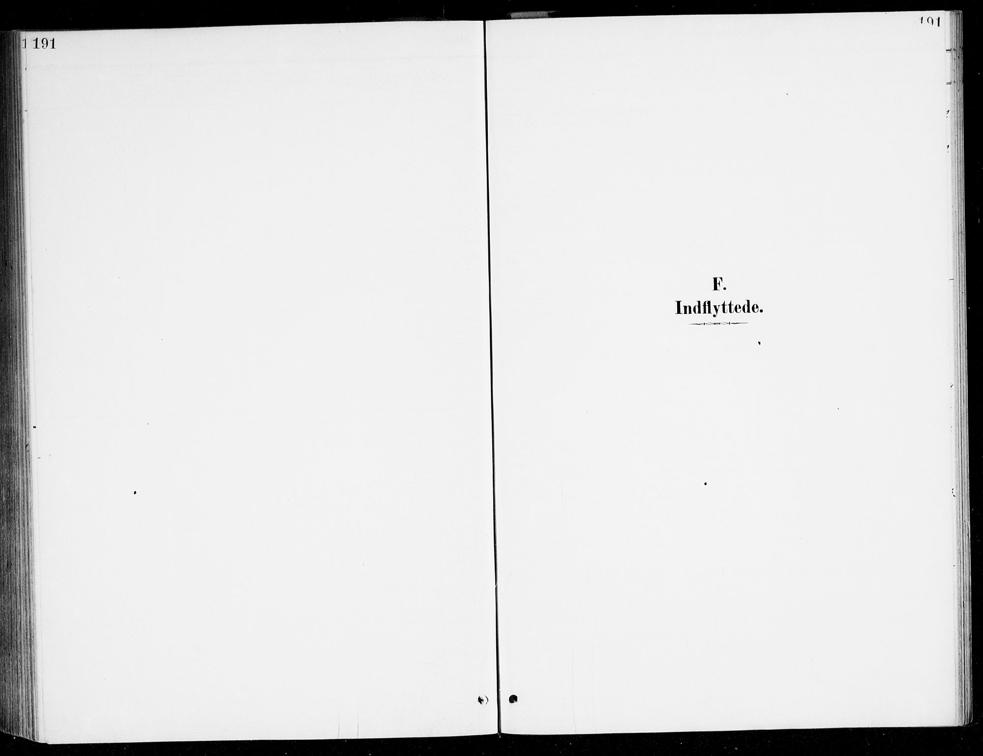 Haus sokneprestembete, SAB/A-75601/H/Haa/Haad/L0001: Parish register (official) no. D 1, 1887-1898, p. 191