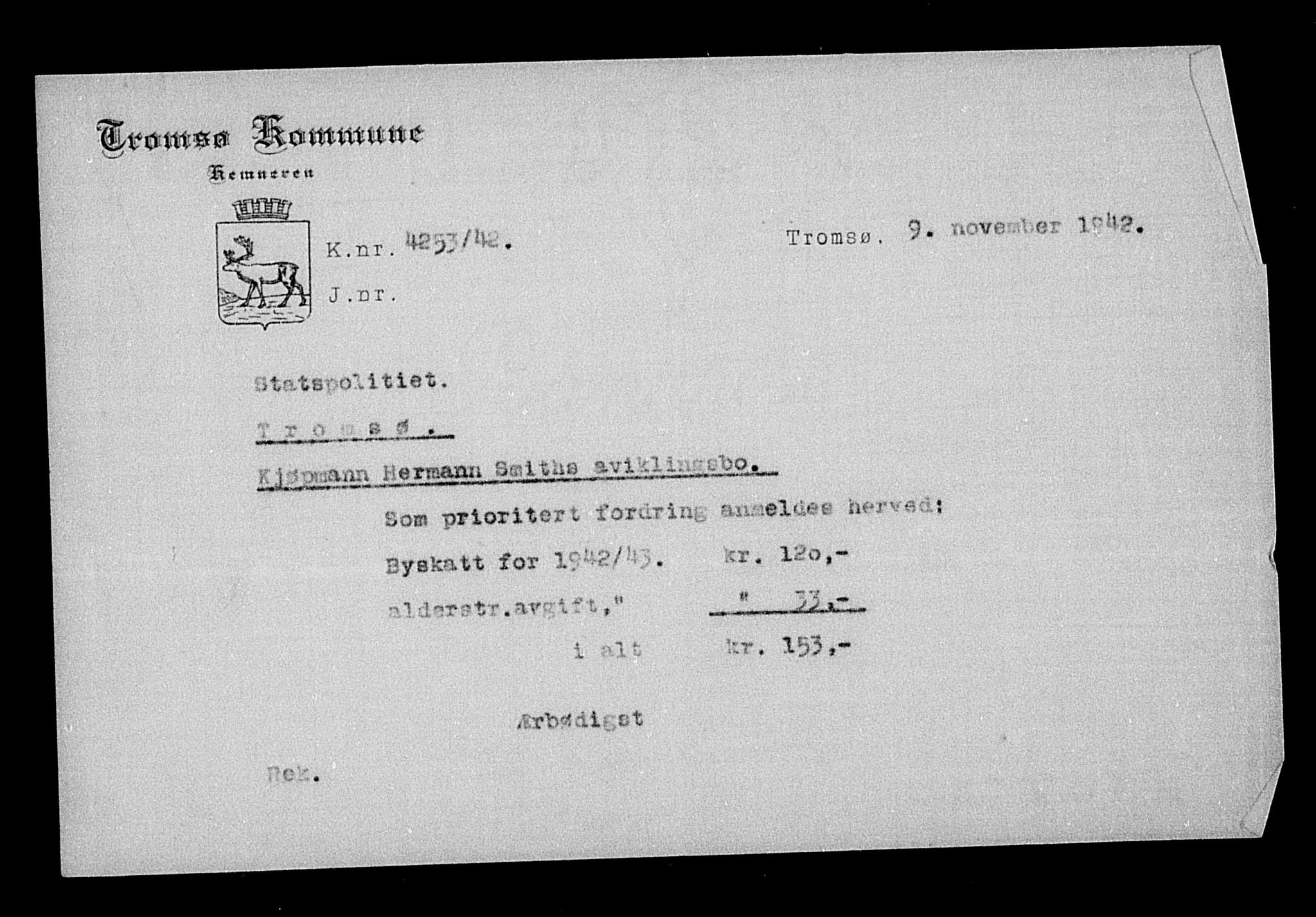 Justisdepartementet, Tilbakeføringskontoret for inndratte formuer, AV/RA-S-1564/H/Hc/Hcb/L0916: --, 1945-1947, p. 437