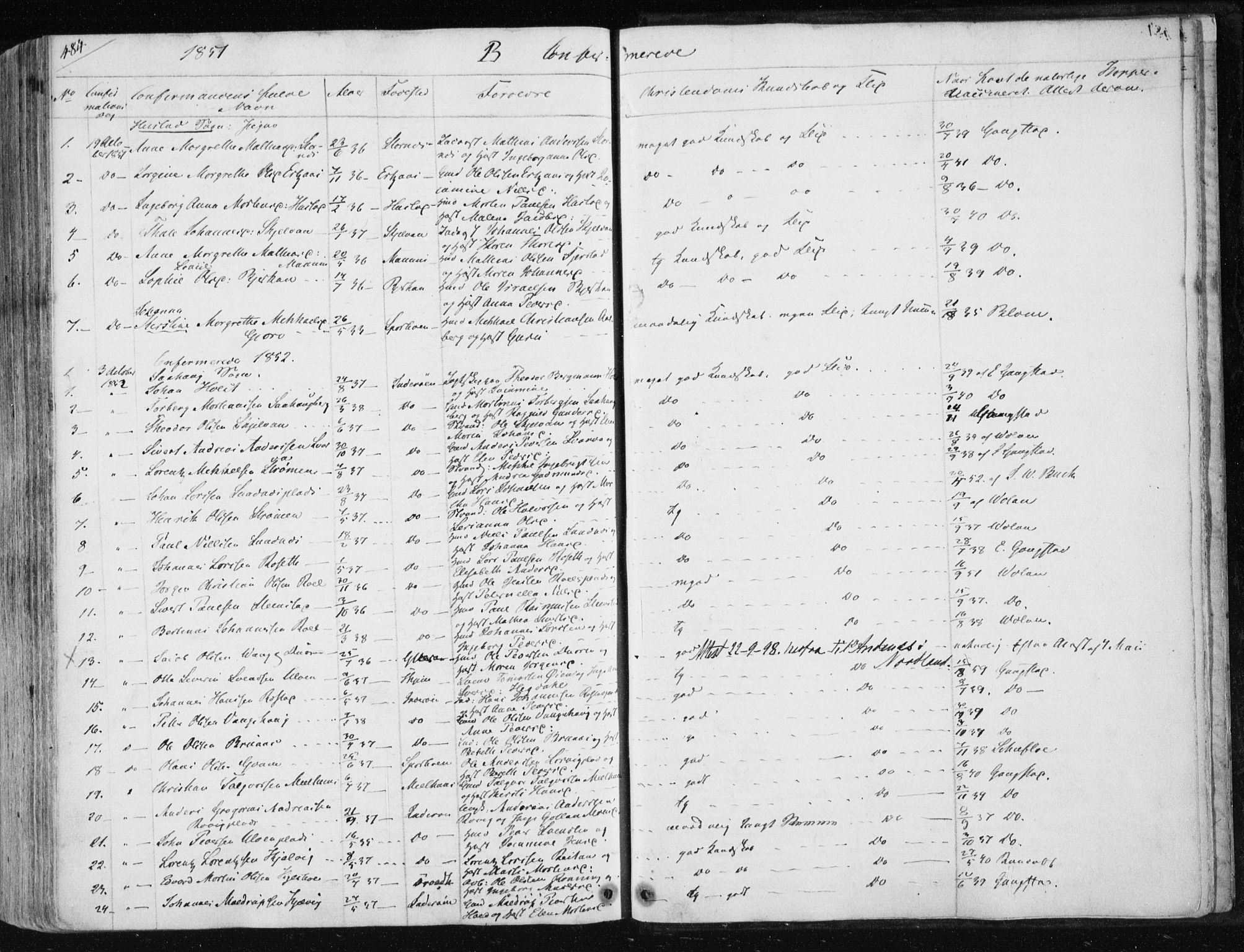 Ministerialprotokoller, klokkerbøker og fødselsregistre - Nord-Trøndelag, AV/SAT-A-1458/730/L0280: Parish register (official) no. 730A07 /1, 1840-1854, p. 484