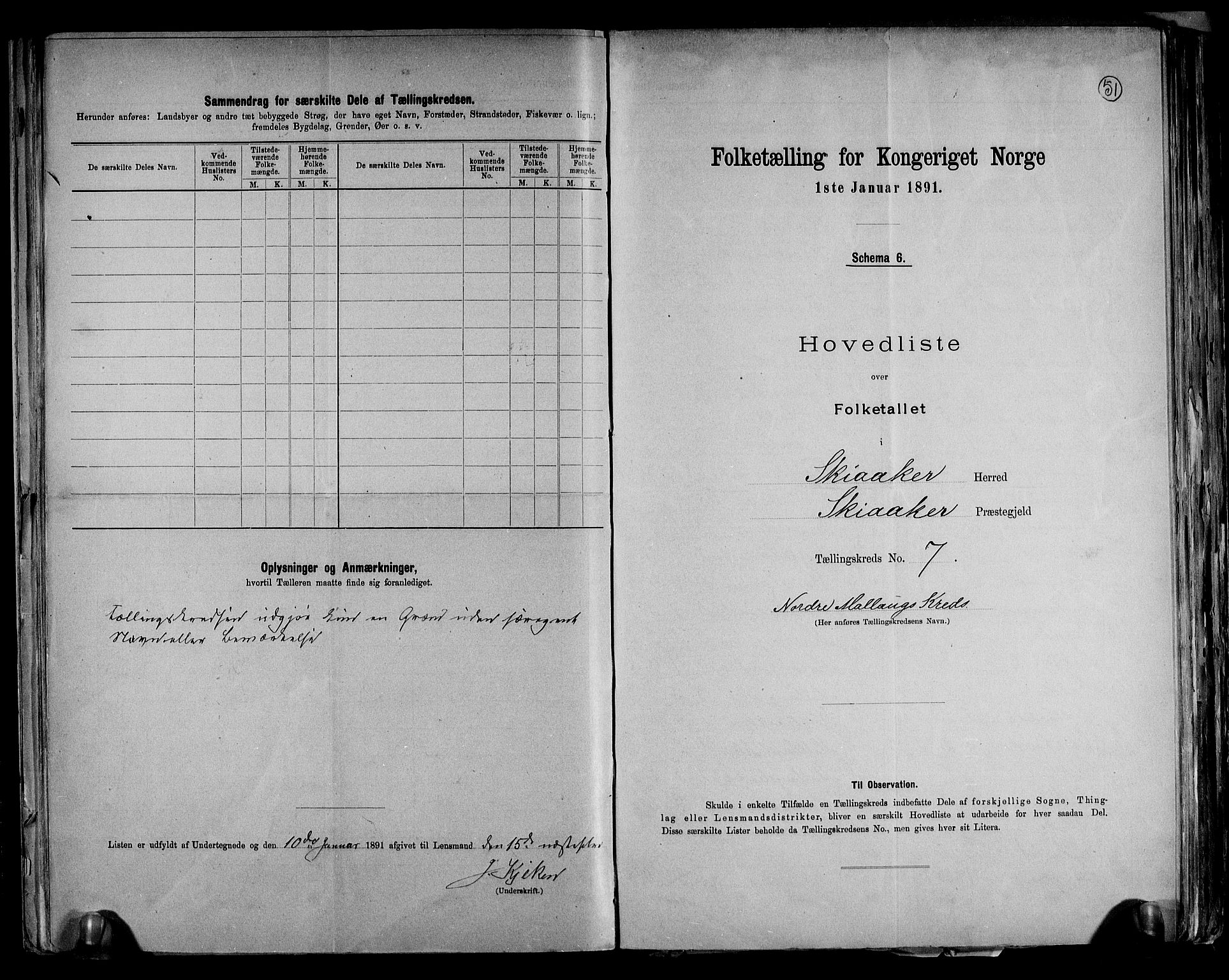 RA, 1891 census for 0513 Skjåk, 1891, p. 16