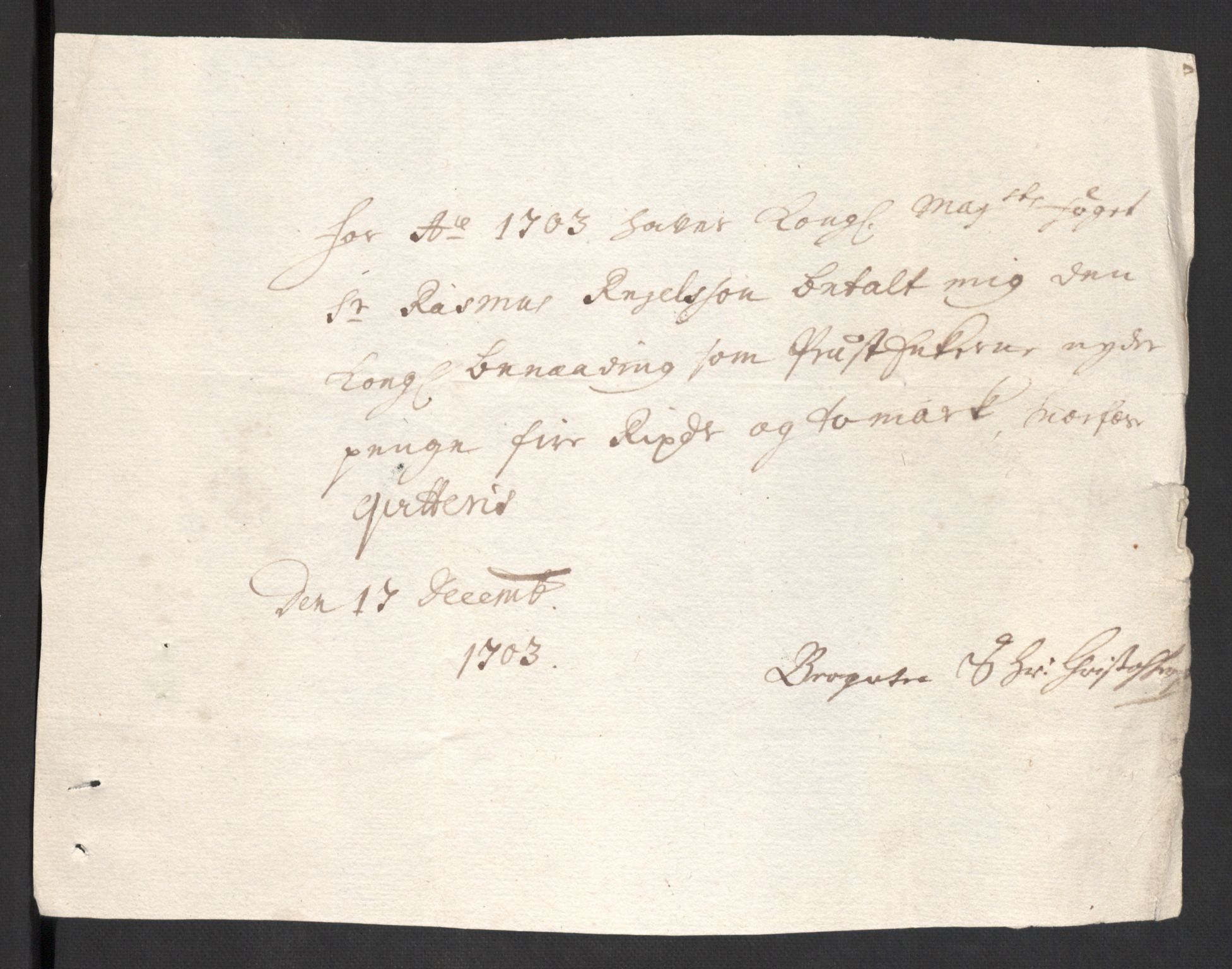 Rentekammeret inntil 1814, Reviderte regnskaper, Fogderegnskap, RA/EA-4092/R40/L2447: Fogderegnskap Råbyggelag, 1703-1705, p. 74