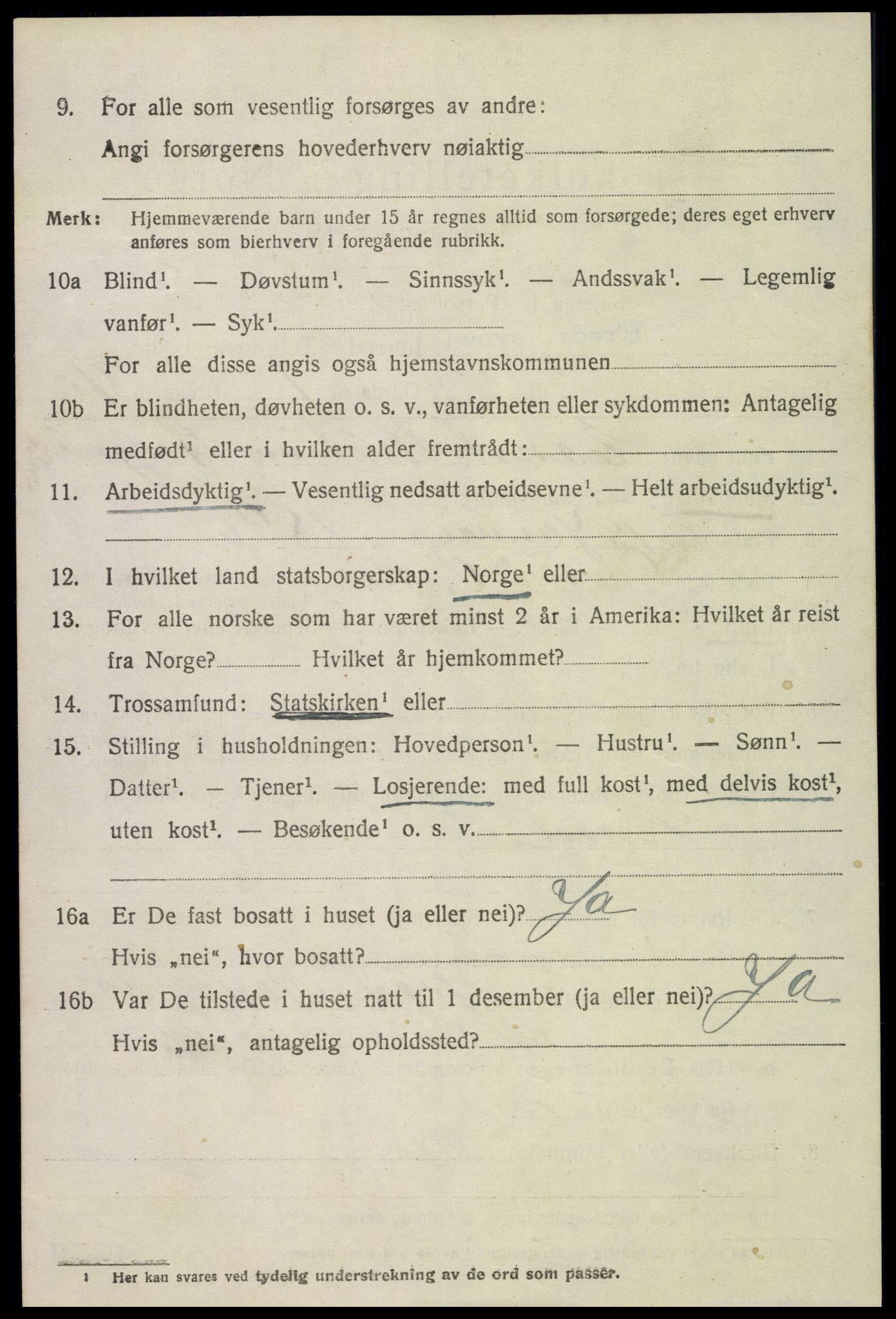 SAKO, 1920 census for Fredriksvern, 1920, p. 960