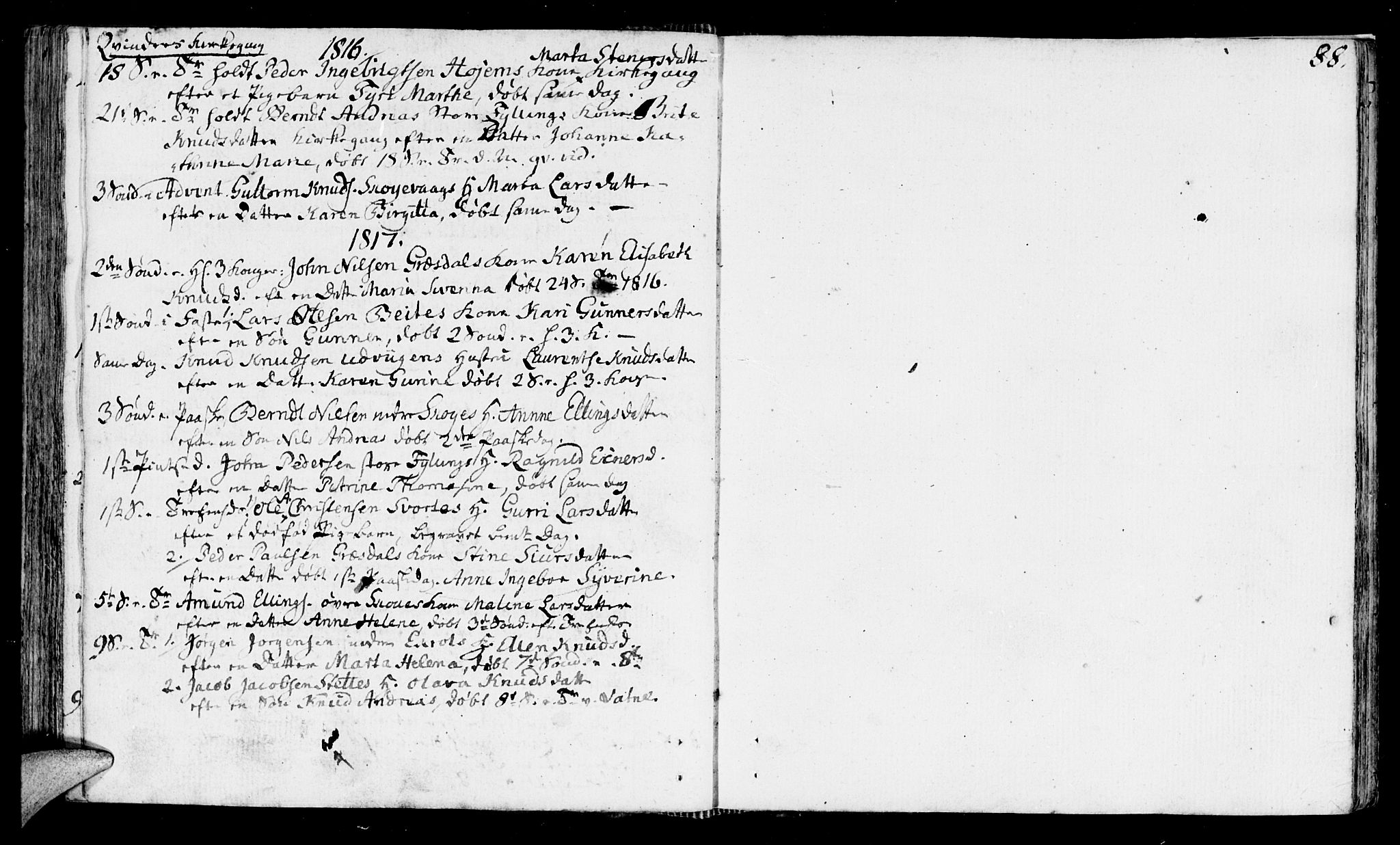 Ministerialprotokoller, klokkerbøker og fødselsregistre - Møre og Romsdal, AV/SAT-A-1454/524/L0350: Parish register (official) no. 524A02, 1780-1817, p. 88