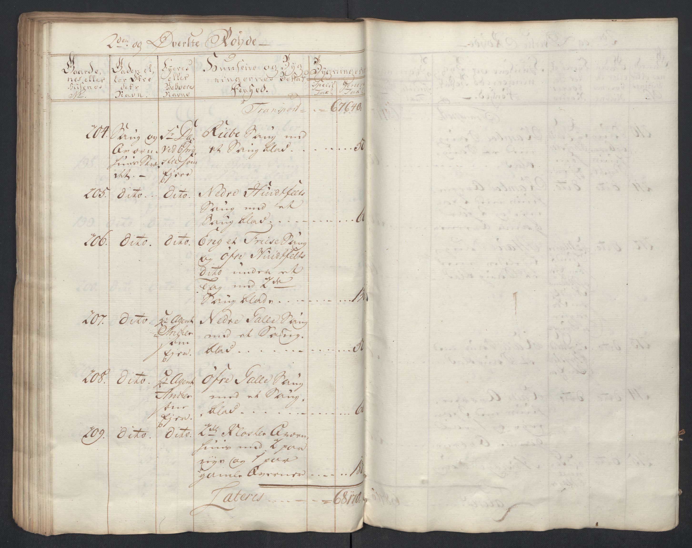 Kommersekollegiet, Brannforsikringskontoret 1767-1814, RA/EA-5458/F/Fa/L0040/0002: Moss / Branntakstprotokoll, 1767, p. 87