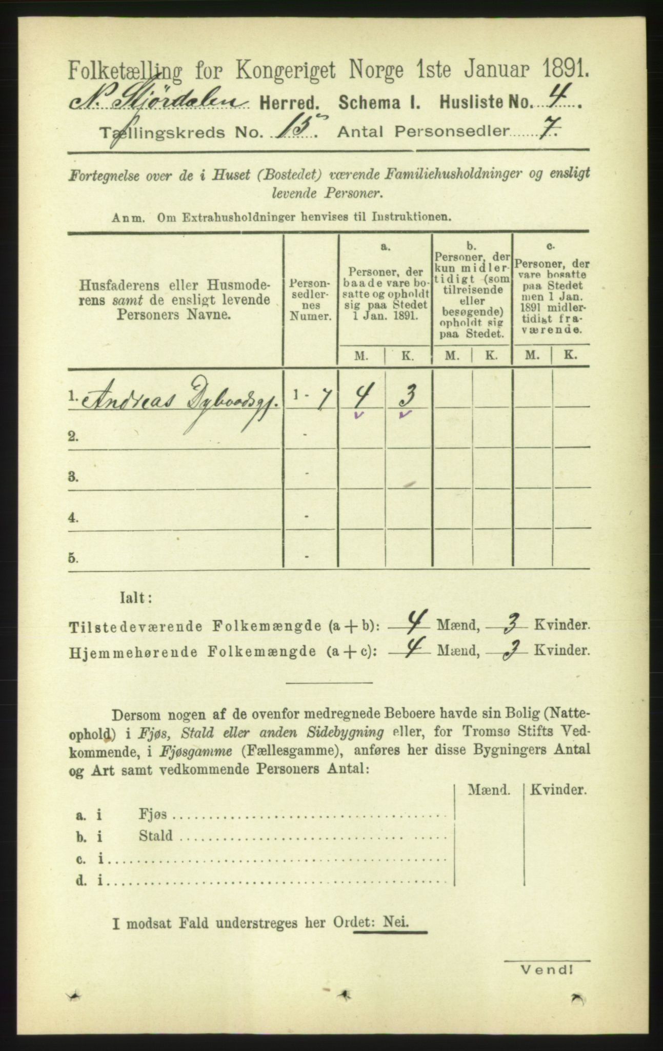 RA, 1891 census for 1714 Nedre Stjørdal, 1891, p. 7014