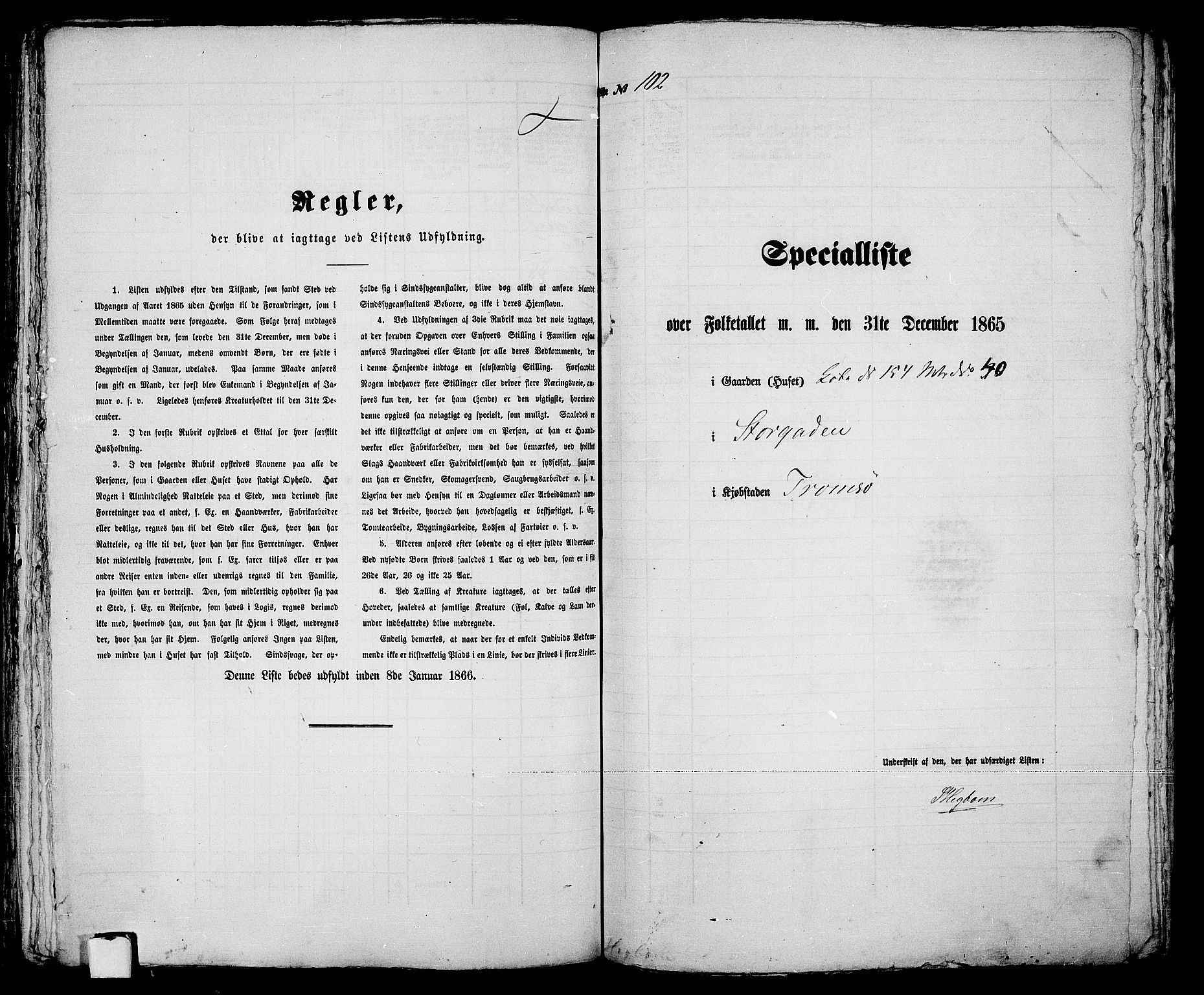 RA, 1865 census for Tromsø, 1865, p. 214