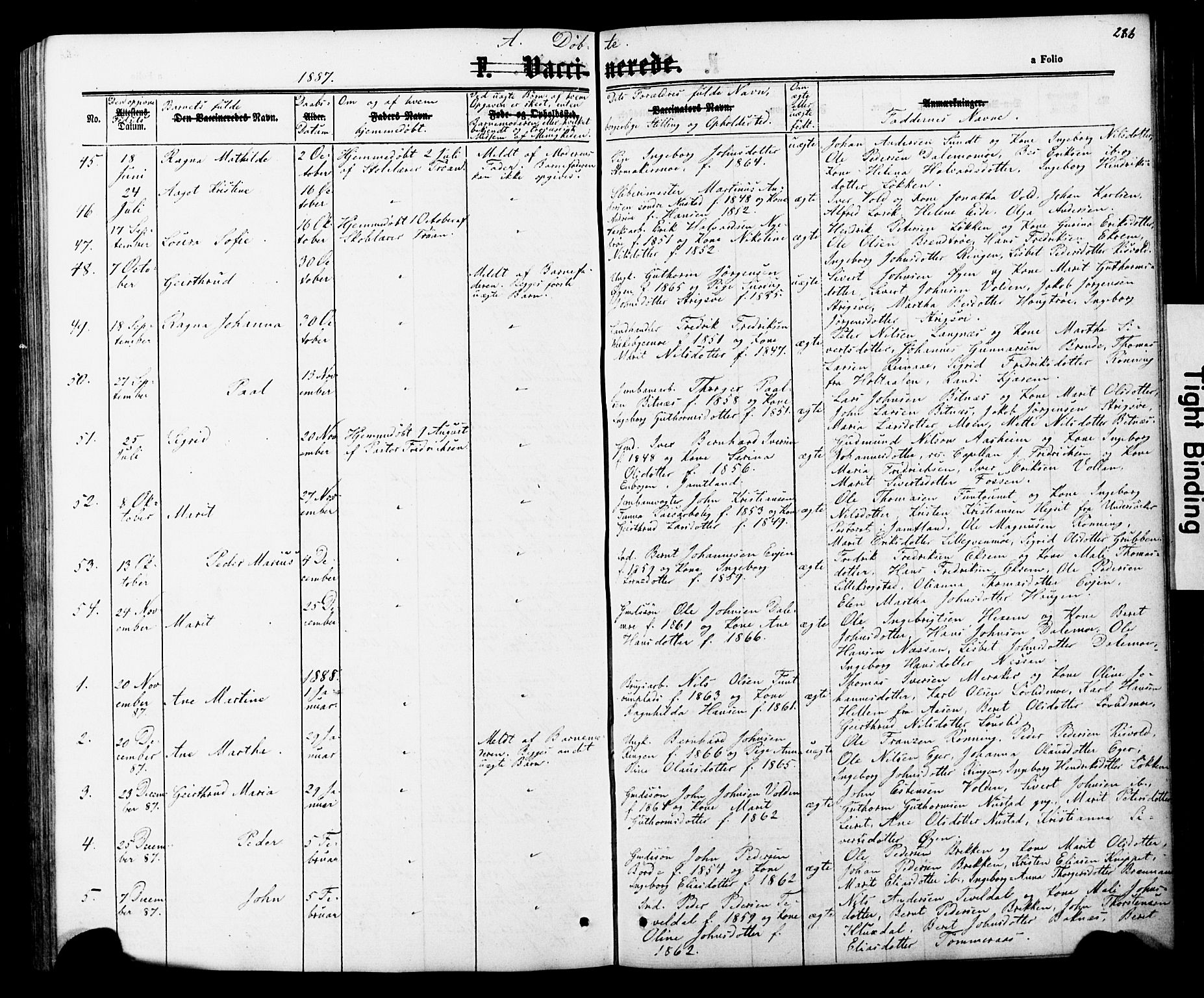 Ministerialprotokoller, klokkerbøker og fødselsregistre - Nord-Trøndelag, AV/SAT-A-1458/706/L0049: Parish register (copy) no. 706C01, 1864-1895, p. 286