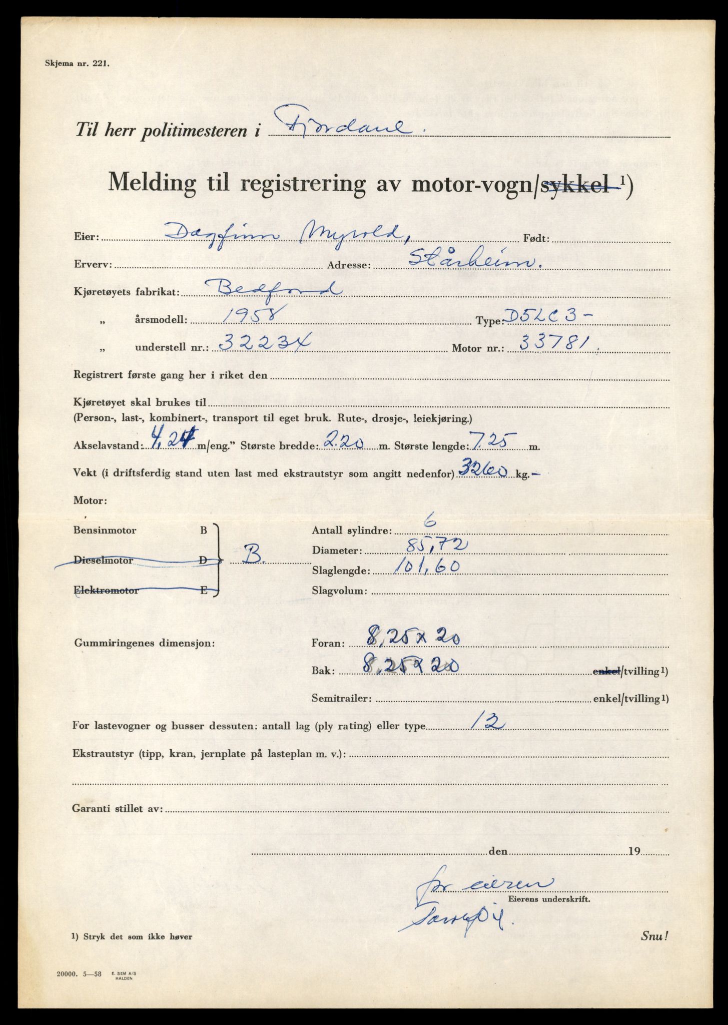 Møre og Romsdal vegkontor - Ålesund trafikkstasjon, SAT/A-4099/F/Fe/L0035: Registreringskort for kjøretøy T 12653 - T 12829, 1927-1998, p. 323