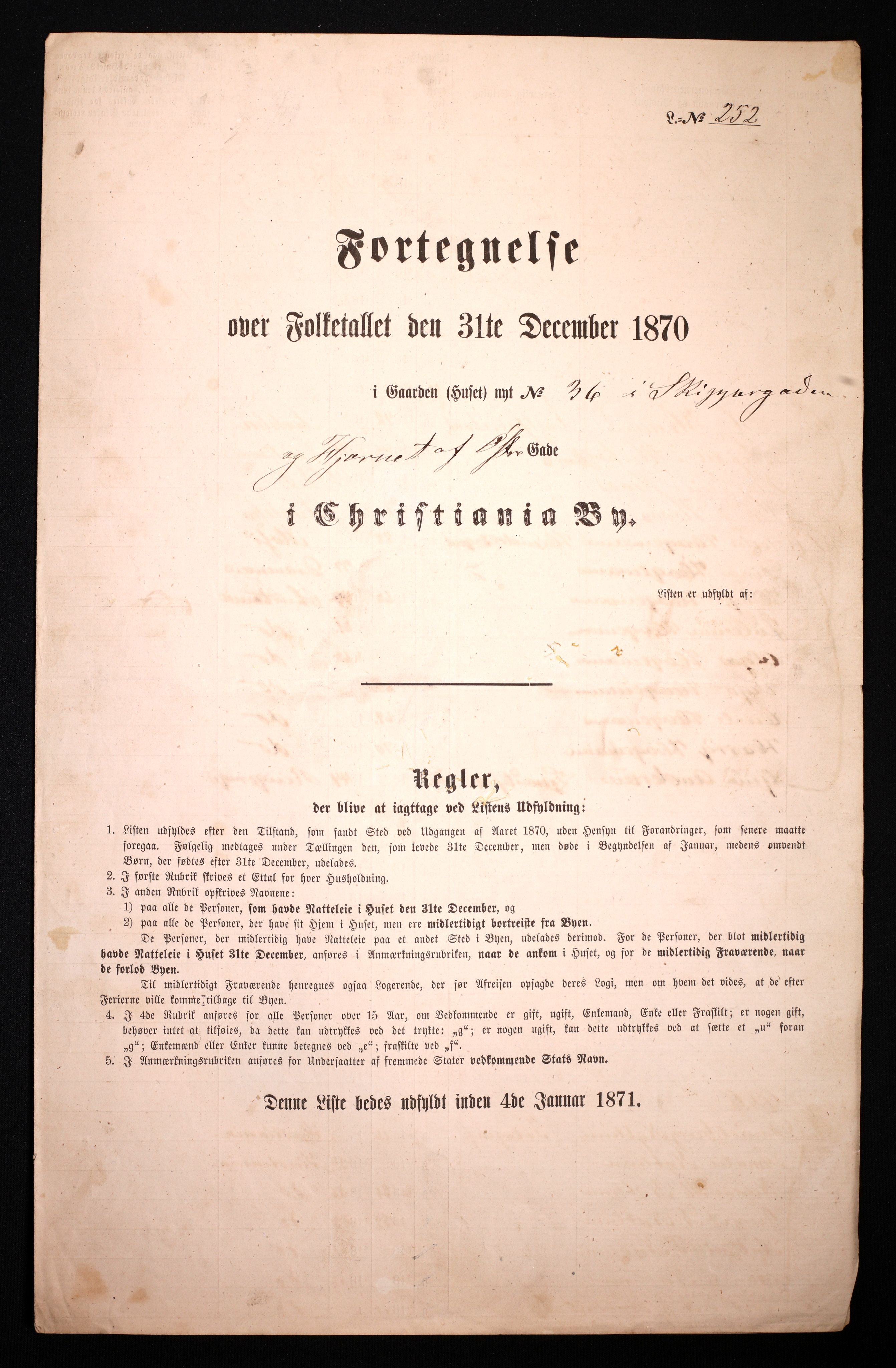 RA, 1870 census for 0301 Kristiania, 1870, p. 3391
