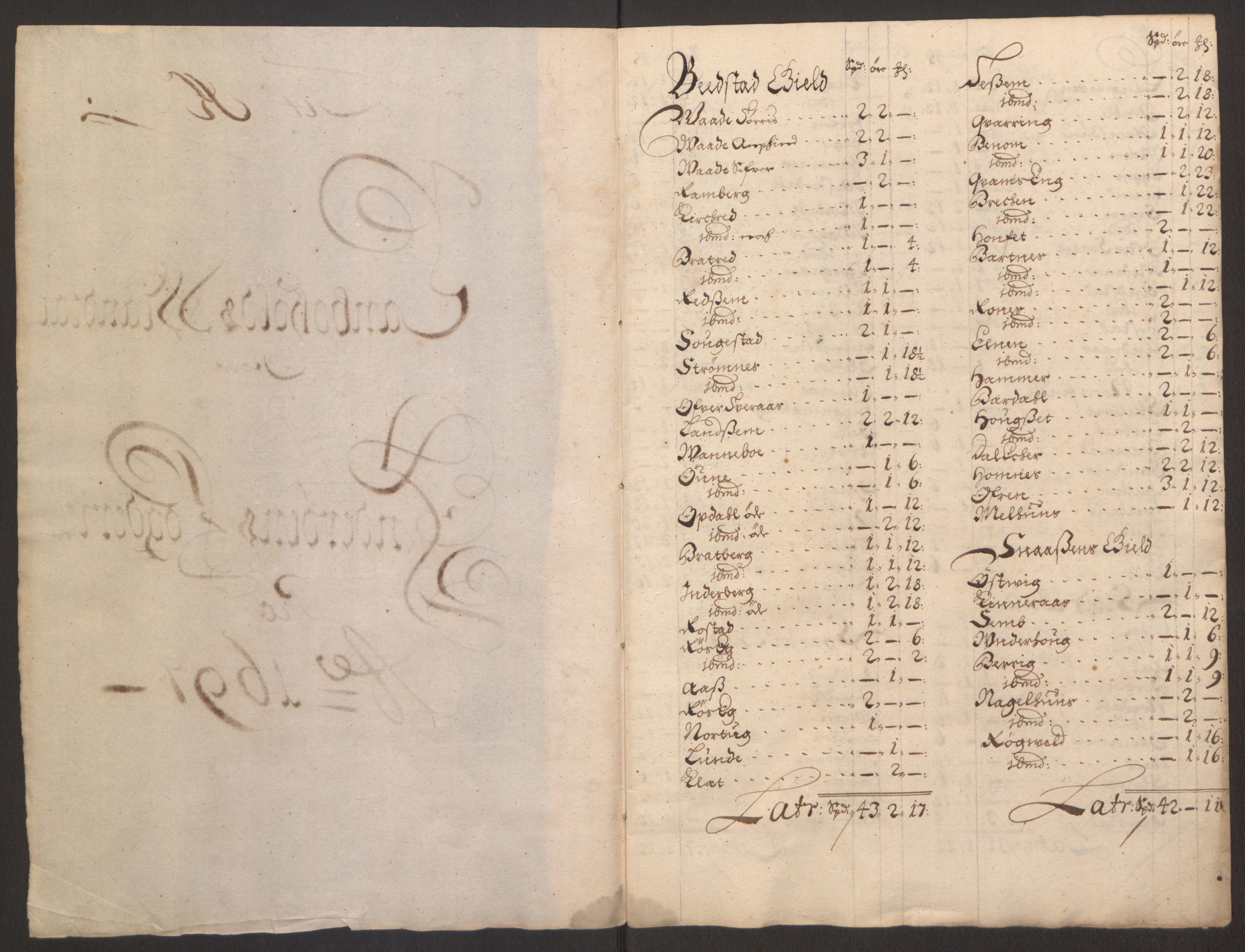 Rentekammeret inntil 1814, Reviderte regnskaper, Fogderegnskap, RA/EA-4092/R63/L4309: Fogderegnskap Inderøy, 1695-1697, p. 488