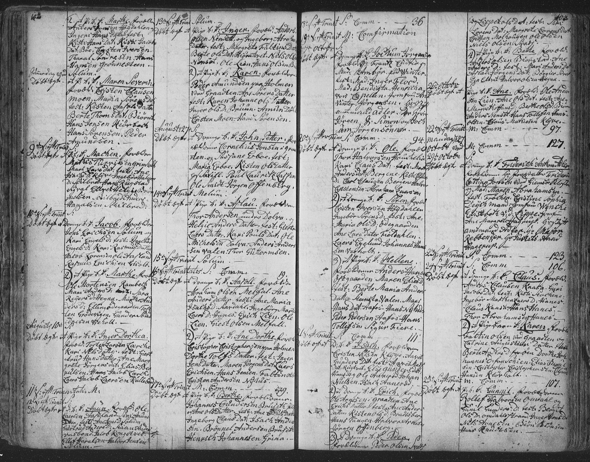 Solum kirkebøker, AV/SAKO-A-306/F/Fa/L0003: Parish register (official) no. I 3, 1761-1814, p. 102-103