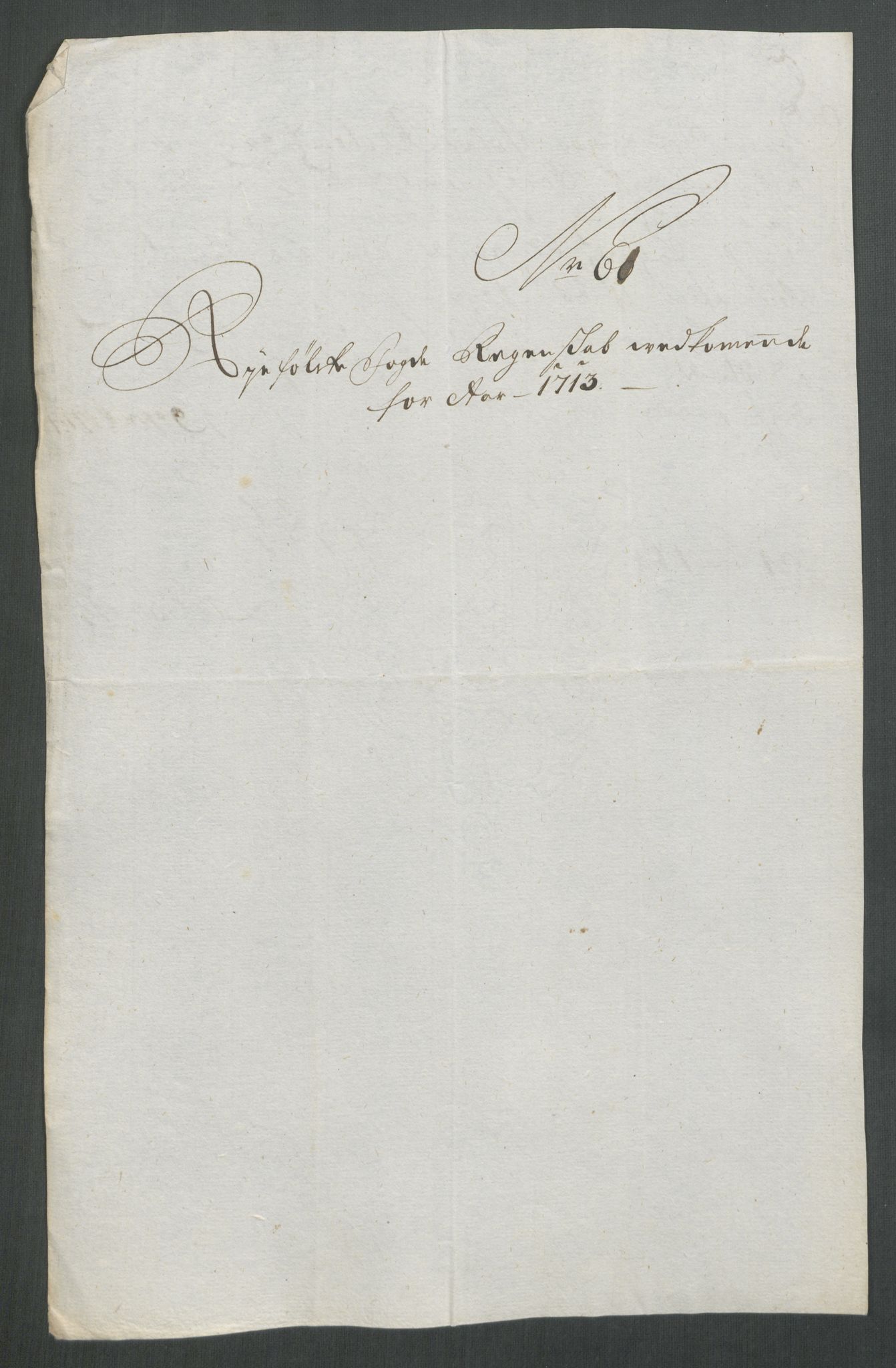 Rentekammeret inntil 1814, Reviderte regnskaper, Fogderegnskap, RA/EA-4092/R47/L2866: Fogderegnskap Ryfylke, 1713, p. 327