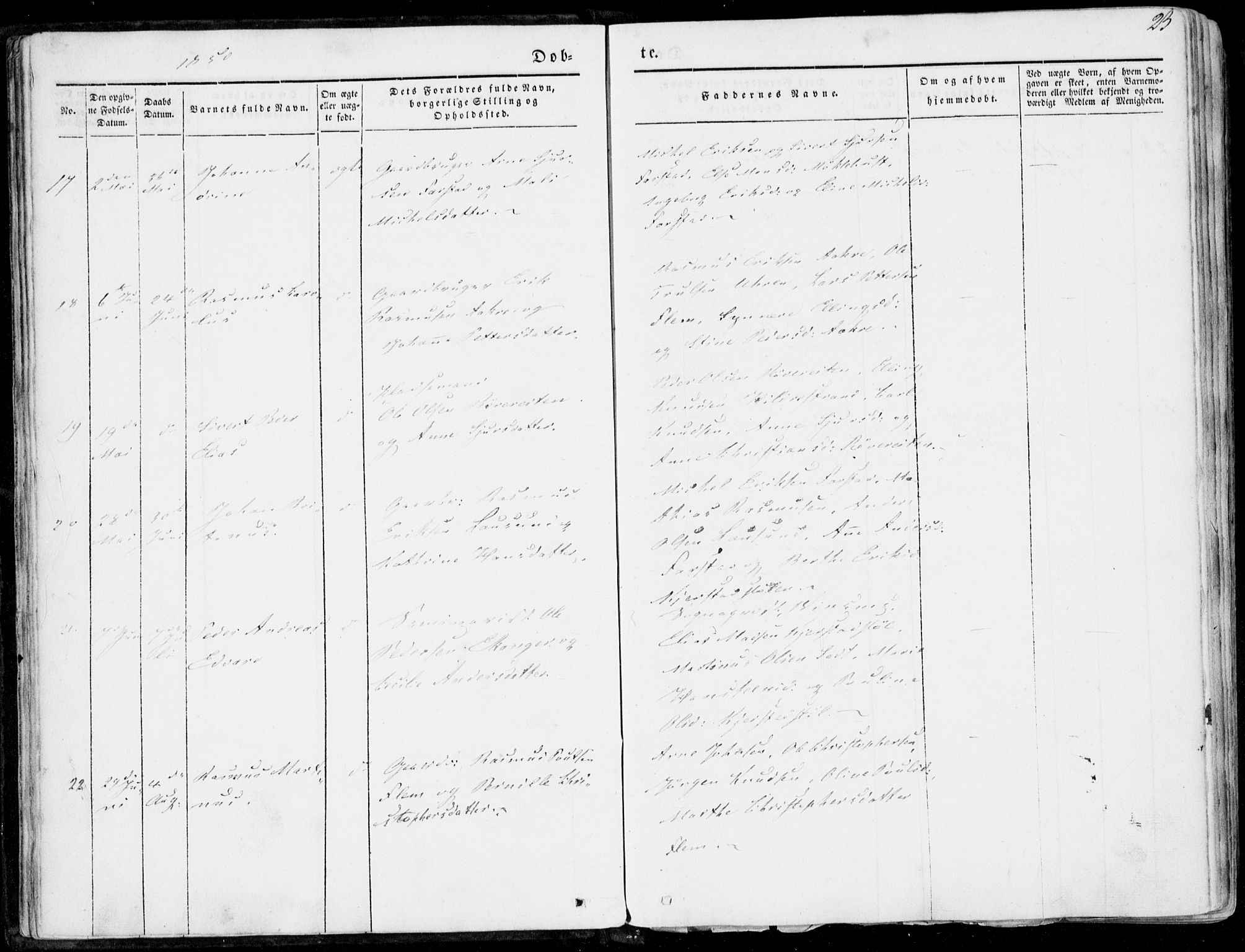 Ministerialprotokoller, klokkerbøker og fødselsregistre - Møre og Romsdal, AV/SAT-A-1454/536/L0497: Parish register (official) no. 536A06, 1845-1865, p. 23