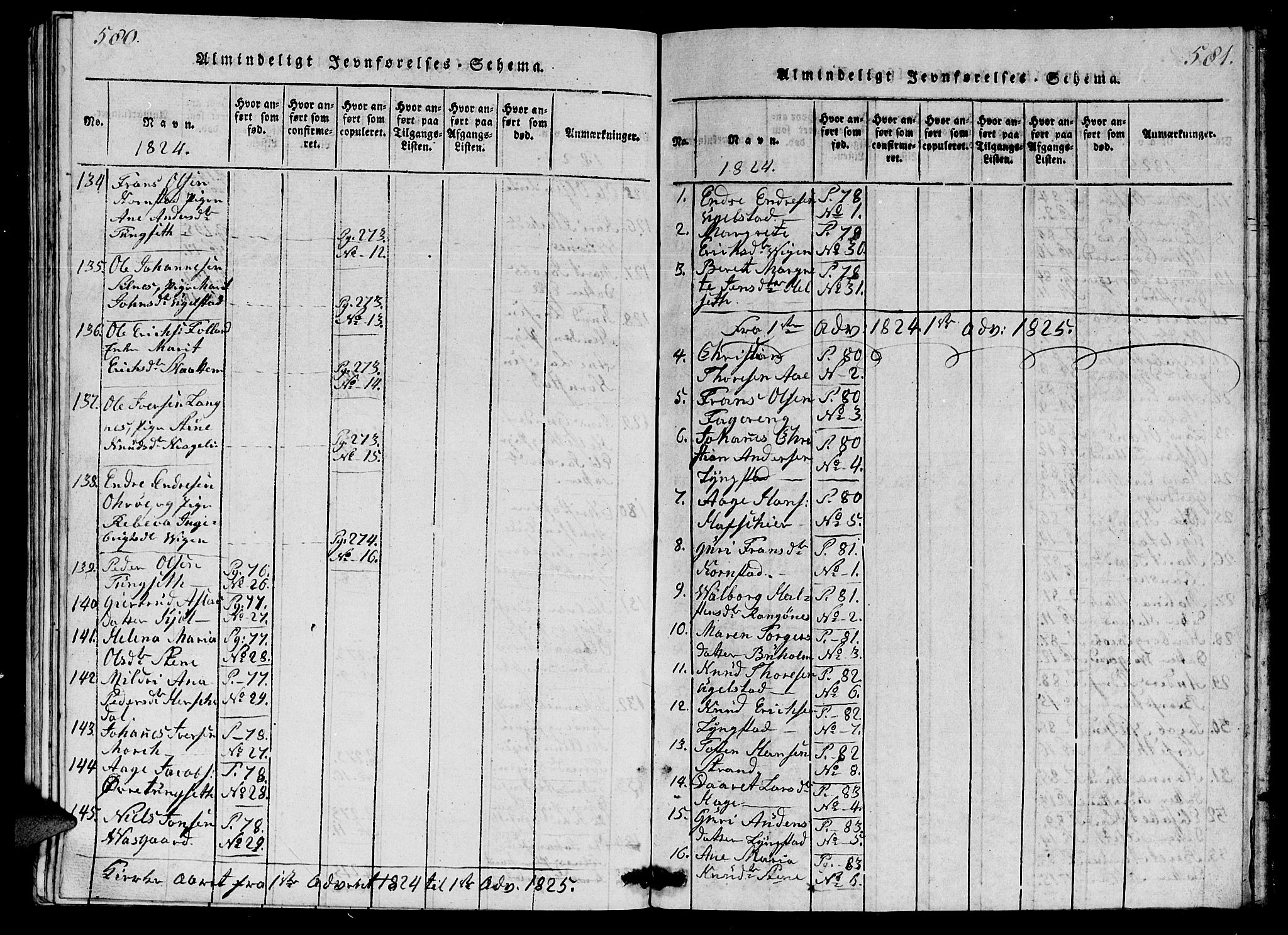 Ministerialprotokoller, klokkerbøker og fødselsregistre - Møre og Romsdal, AV/SAT-A-1454/570/L0831: Parish register (official) no. 570A05, 1819-1829, p. 580-581