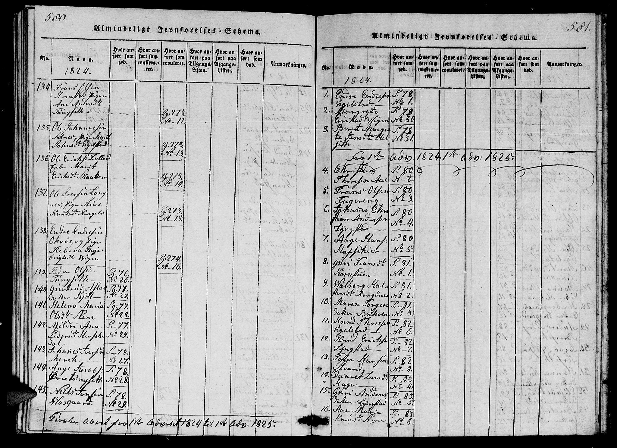 Ministerialprotokoller, klokkerbøker og fødselsregistre - Møre og Romsdal, SAT/A-1454/570/L0831: Parish register (official) no. 570A05, 1819-1829, p. 580-581