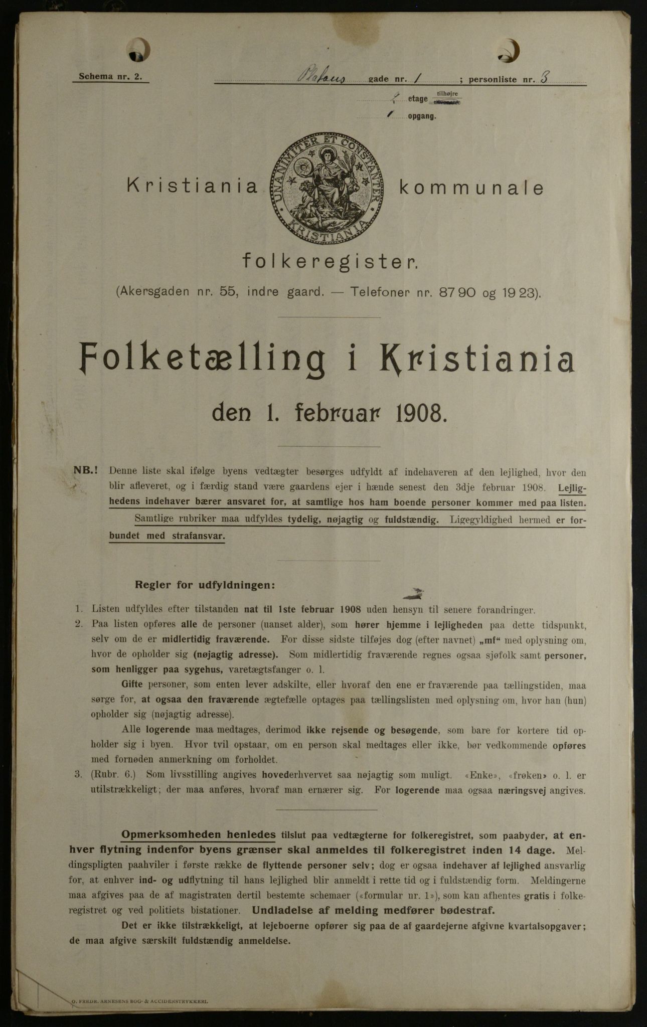 OBA, Municipal Census 1908 for Kristiania, 1908, p. 71972