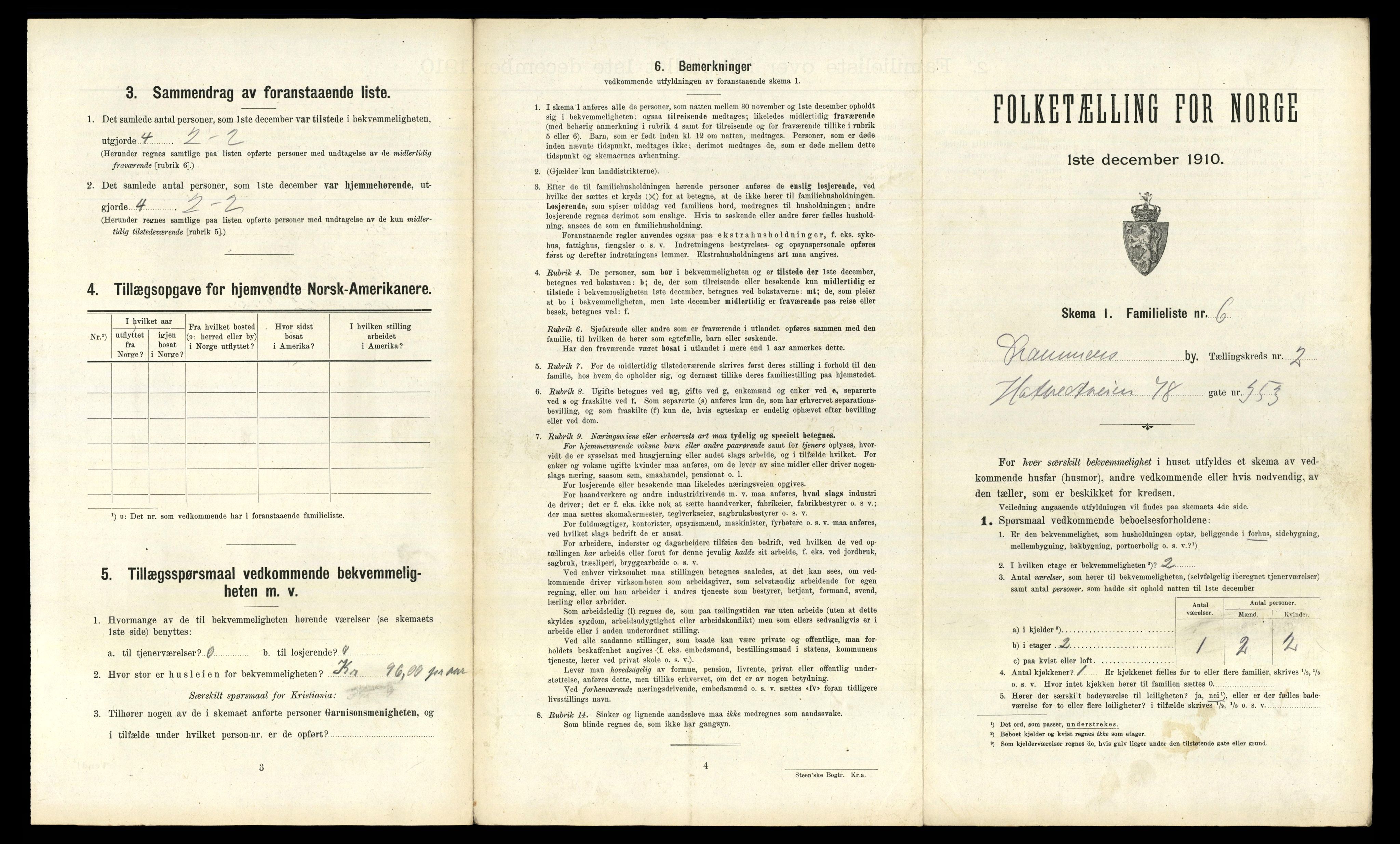 RA, 1910 census for Drammen, 1910, p. 992