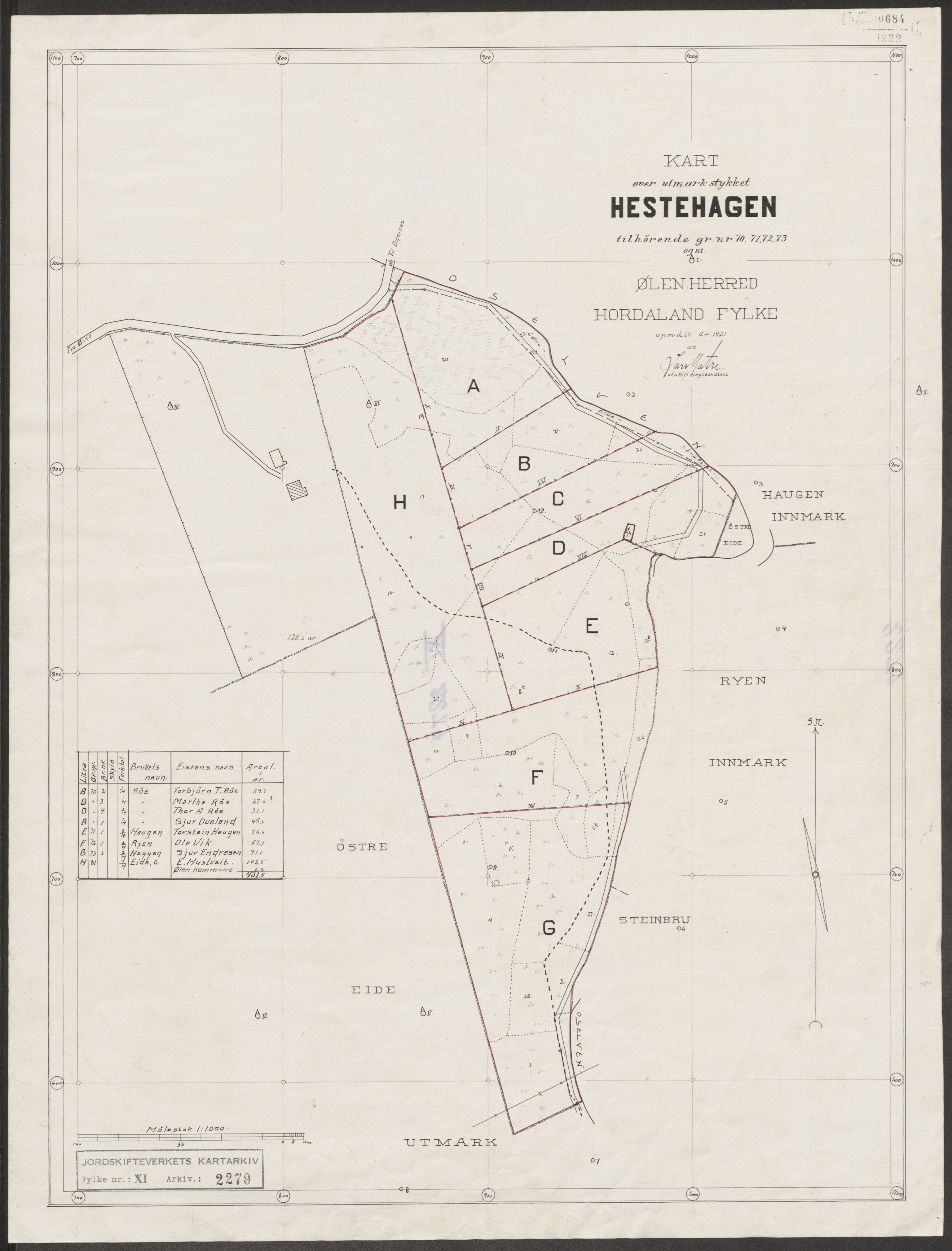 Jordskifteverkets kartarkiv, RA/S-3929/T, 1859-1988, p. 2547