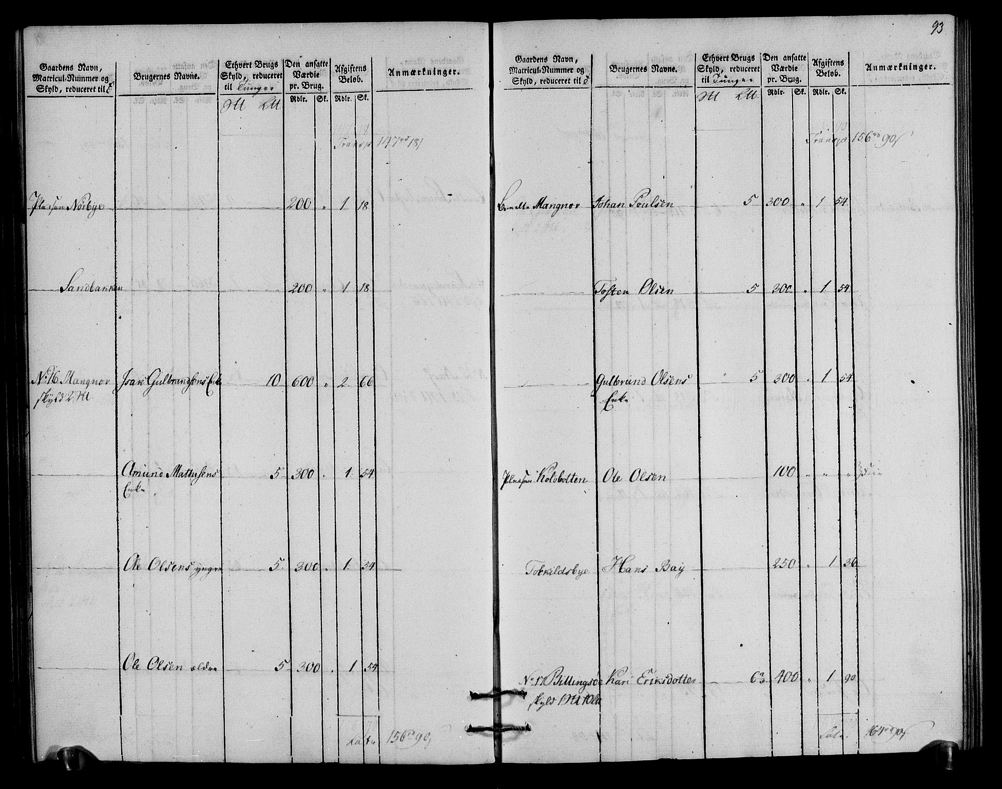 Rentekammeret inntil 1814, Realistisk ordnet avdeling, AV/RA-EA-4070/N/Ne/Nea/L0027: Solør og Odal fogderi. Oppebørselsregister, 1803-1804, p. 45