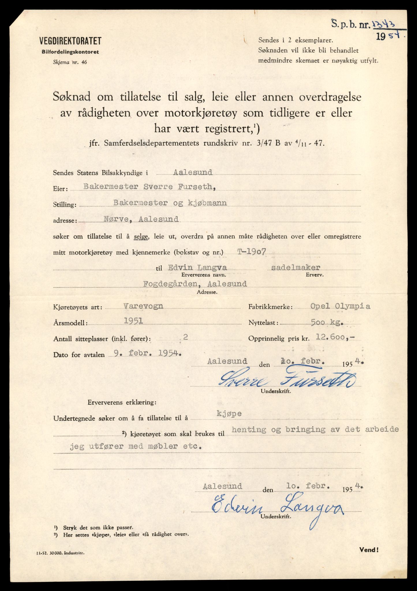 Møre og Romsdal vegkontor - Ålesund trafikkstasjon, AV/SAT-A-4099/F/Fe/L0046: Registreringskort for kjøretøy T 14445 - T 14579, 1927-1998