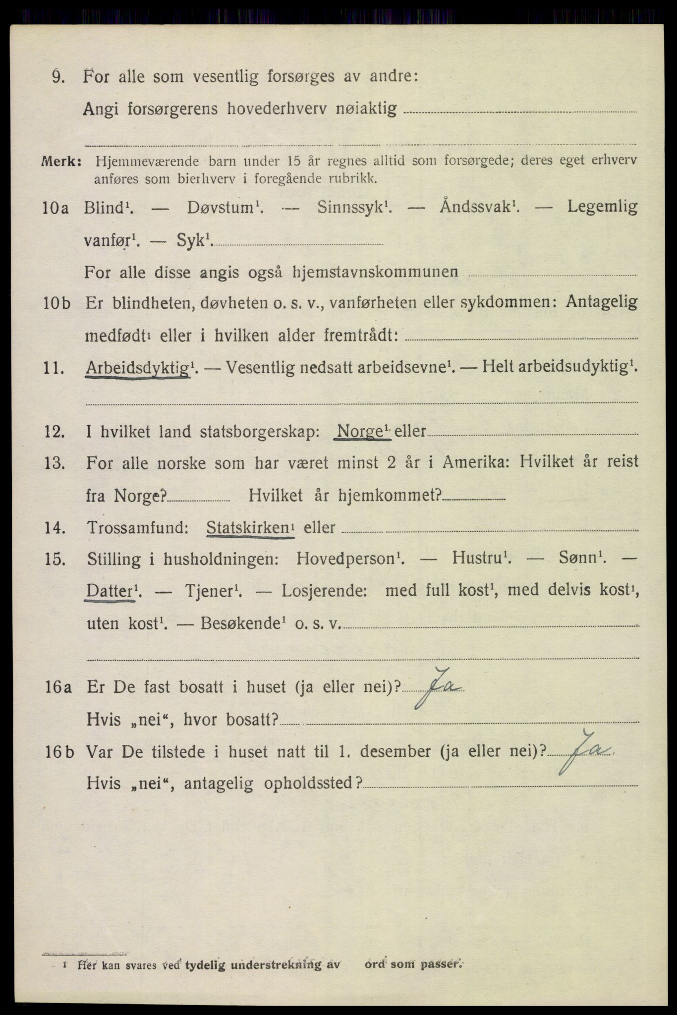 SAH, 1920 census for Åsnes, 1920, p. 8529