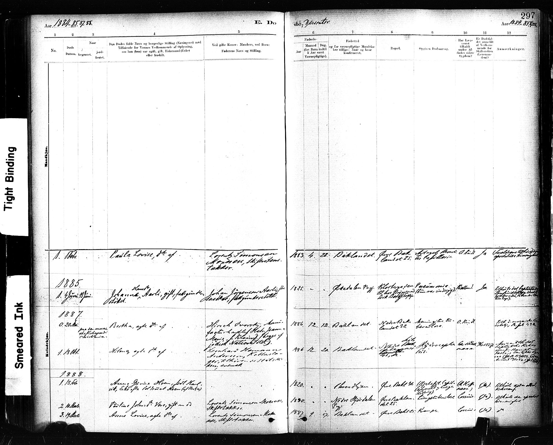 Ministerialprotokoller, klokkerbøker og fødselsregistre - Sør-Trøndelag, SAT/A-1456/604/L0189: Parish register (official) no. 604A10, 1878-1892, p. 297