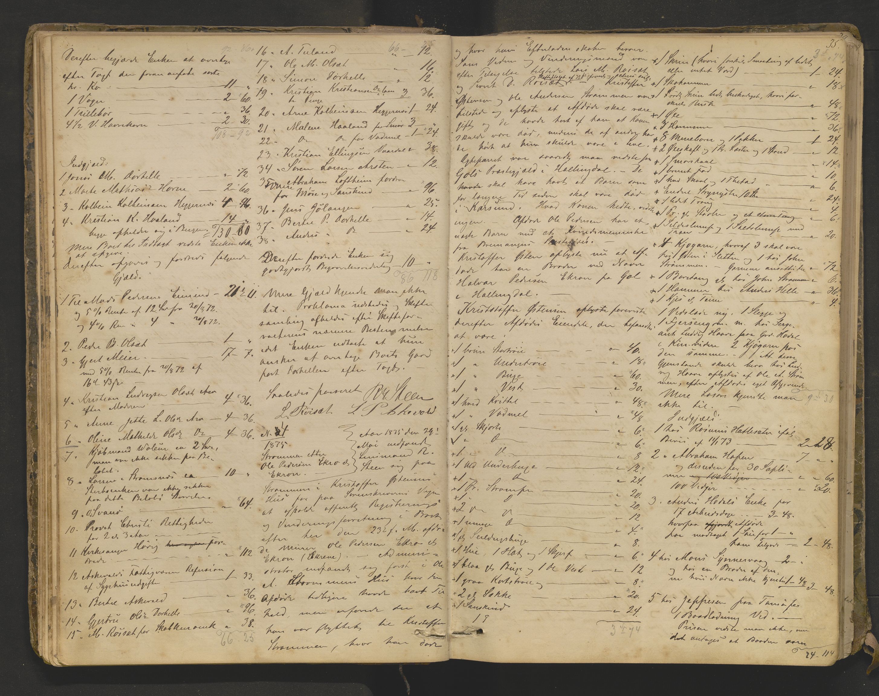 Lensmannen i Askvoll, AV/SAB-A-26301/0006/L0003: Registreringsprotokoll, 1869-1904, p. 34b-35a