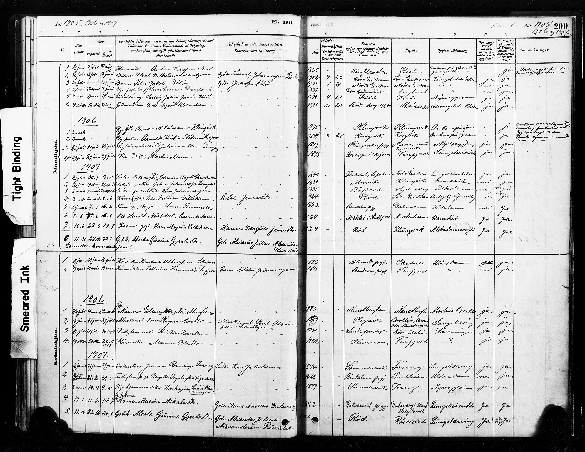 Ministerialprotokoller, klokkerbøker og fødselsregistre - Nord-Trøndelag, SAT/A-1458/789/L0705: Parish register (official) no. 789A01, 1878-1910, p. 200