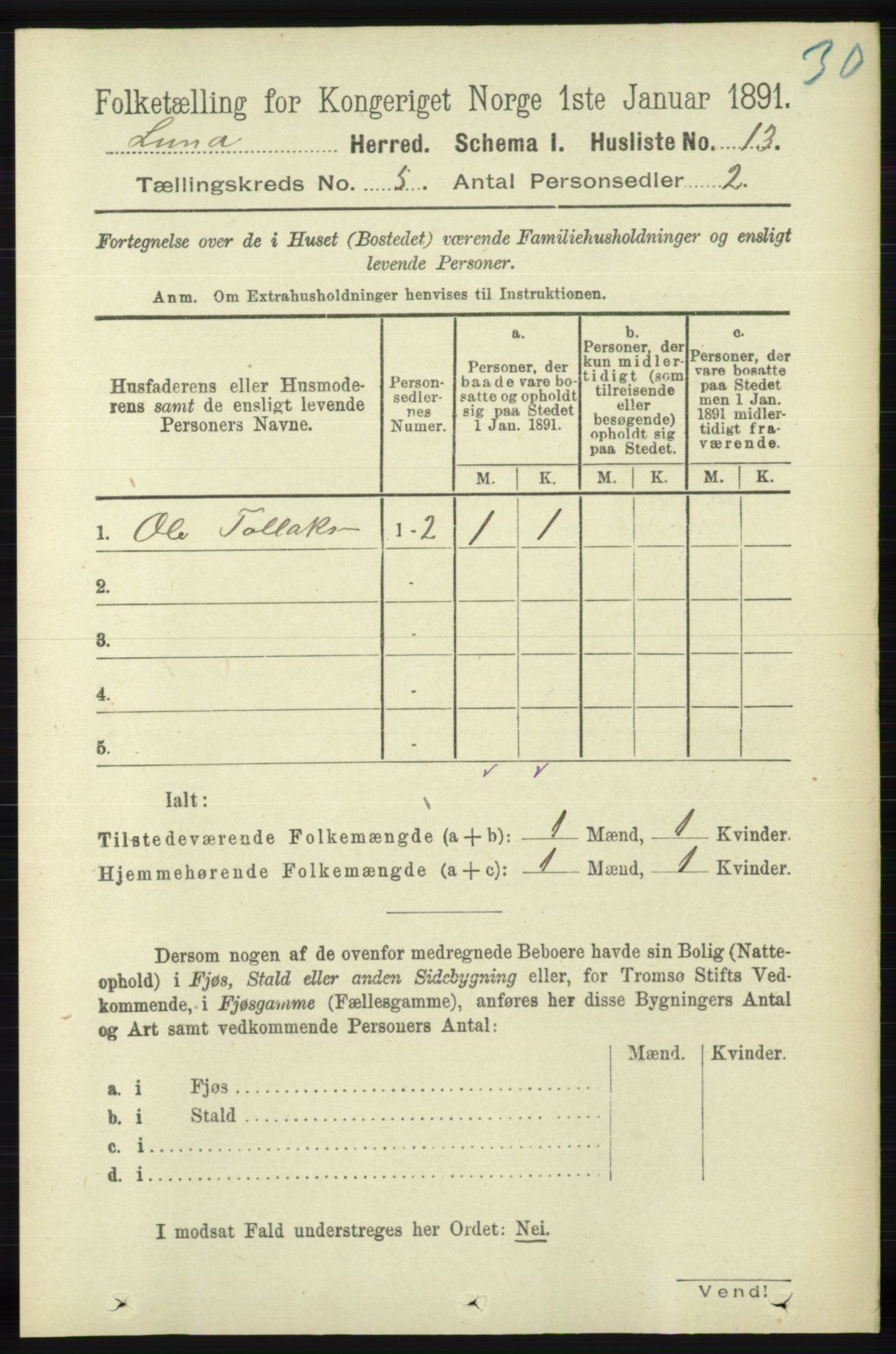 RA, 1891 census for 1112 Lund, 1891, p. 1683