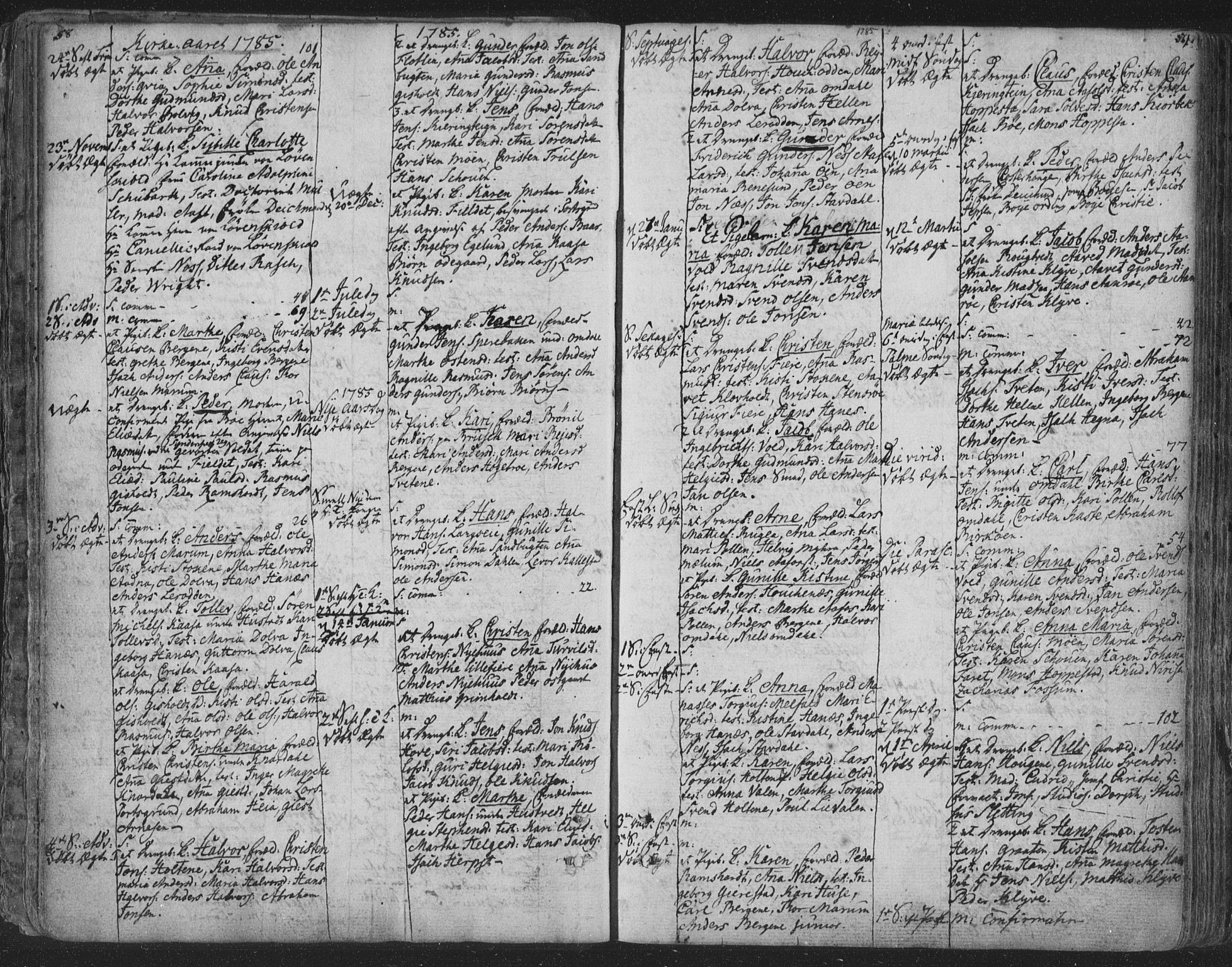 Solum kirkebøker, AV/SAKO-A-306/F/Fa/L0003: Parish register (official) no. I 3, 1761-1814, p. 58-59