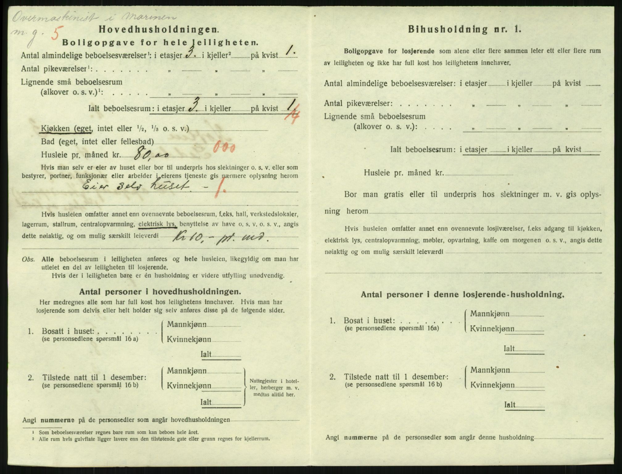 SAKO, 1920 census for Horten, 1920, p. 4718