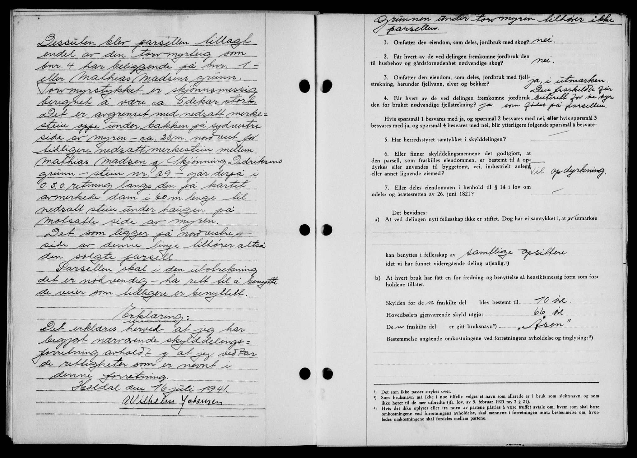 Lofoten sorenskriveri, SAT/A-0017/1/2/2C/L0009a: Mortgage book no. 9a, 1941-1942, Diary no: : 811/1942