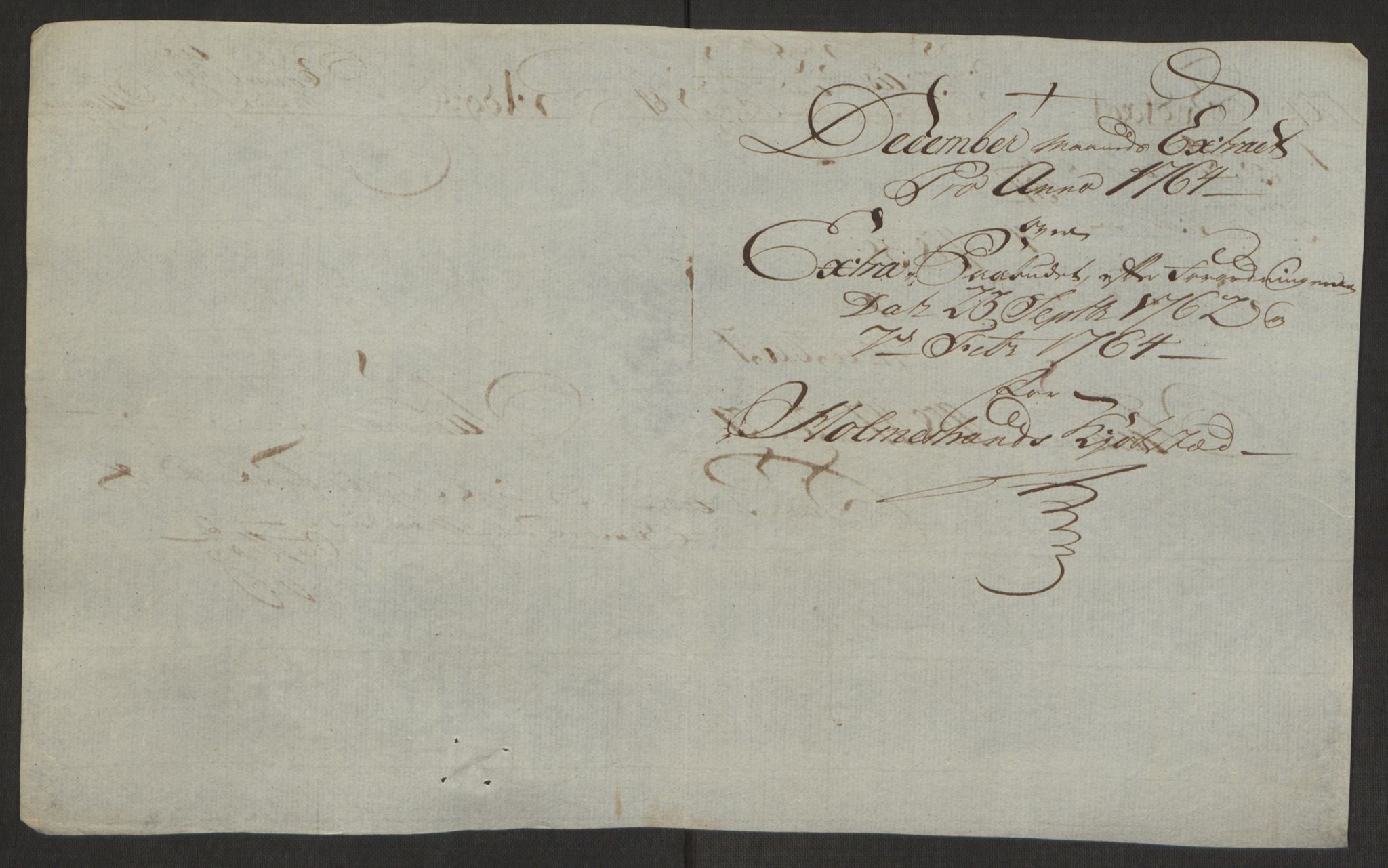 Rentekammeret inntil 1814, Reviderte regnskaper, Byregnskaper, AV/RA-EA-4066/R/Rh/L0163/0001: [H4] Kontribusjonsregnskap / Ekstraskatt, Holmestrand, 1762-1772, p. 176