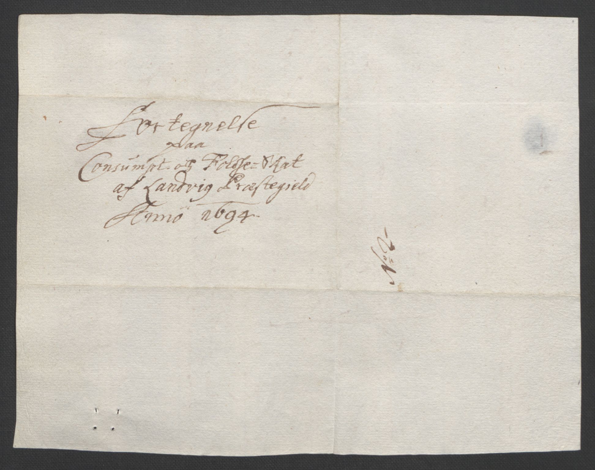 Rentekammeret inntil 1814, Reviderte regnskaper, Fogderegnskap, AV/RA-EA-4092/R39/L2312: Fogderegnskap Nedenes, 1693-1695, p. 166