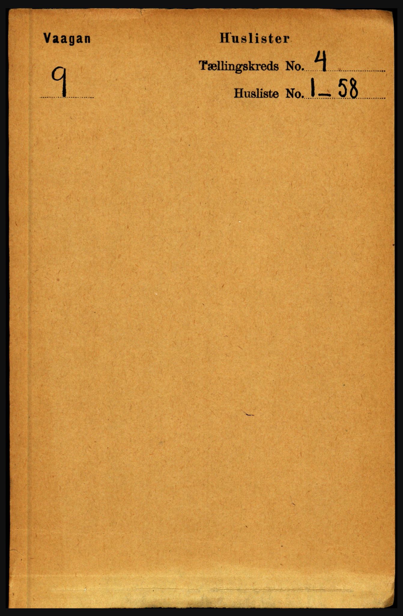 RA, 1891 census for 1865 Vågan, 1891, p. 880