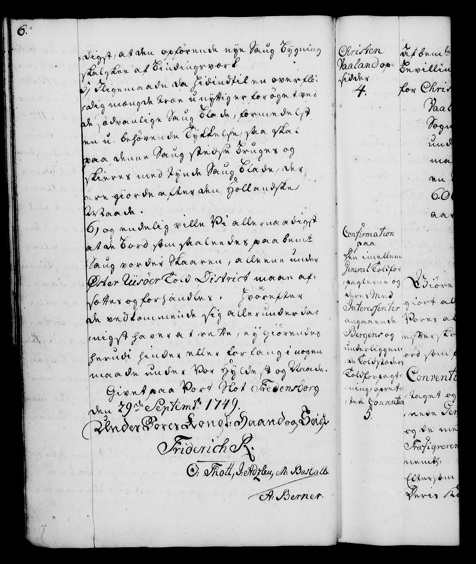 Rentekammeret, Kammerkanselliet, AV/RA-EA-3111/G/Gg/Gga/L0006: Norsk ekspedisjonsprotokoll med register (merket RK 53.6), 1749-1759, p. 6