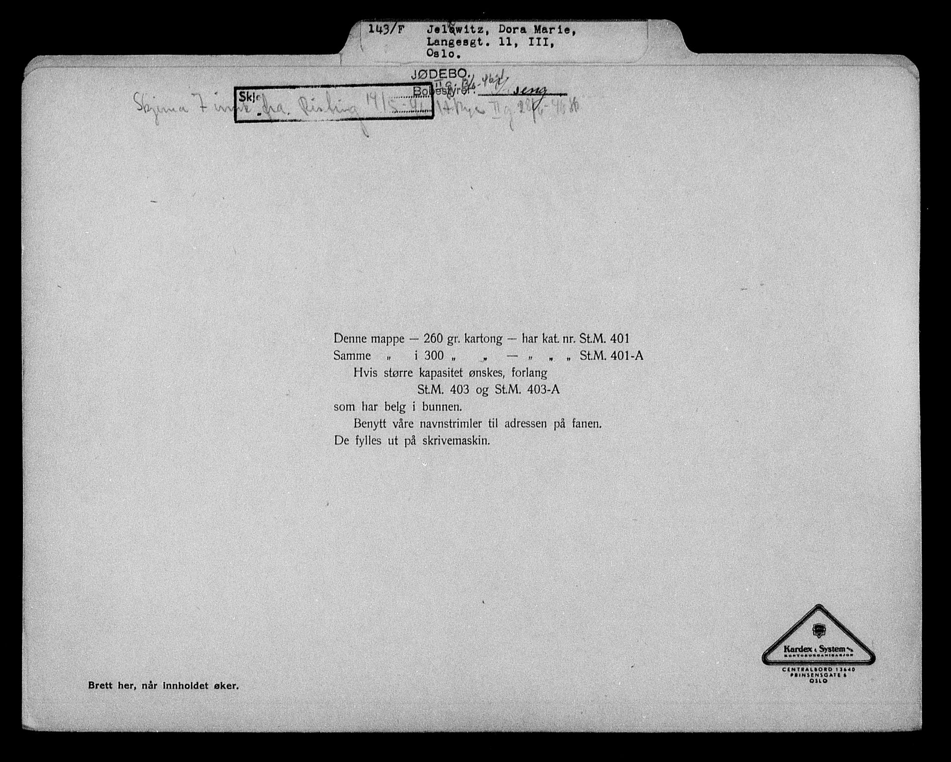 Justisdepartementet, Tilbakeføringskontoret for inndratte formuer, RA/S-1564/H/Hc/Hcc/L0947: --, 1945-1947, p. 566