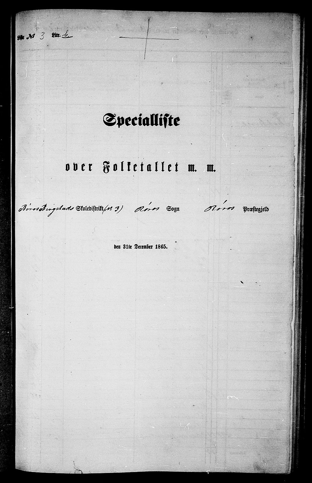 RA, 1865 census for Røros, 1865, p. 66