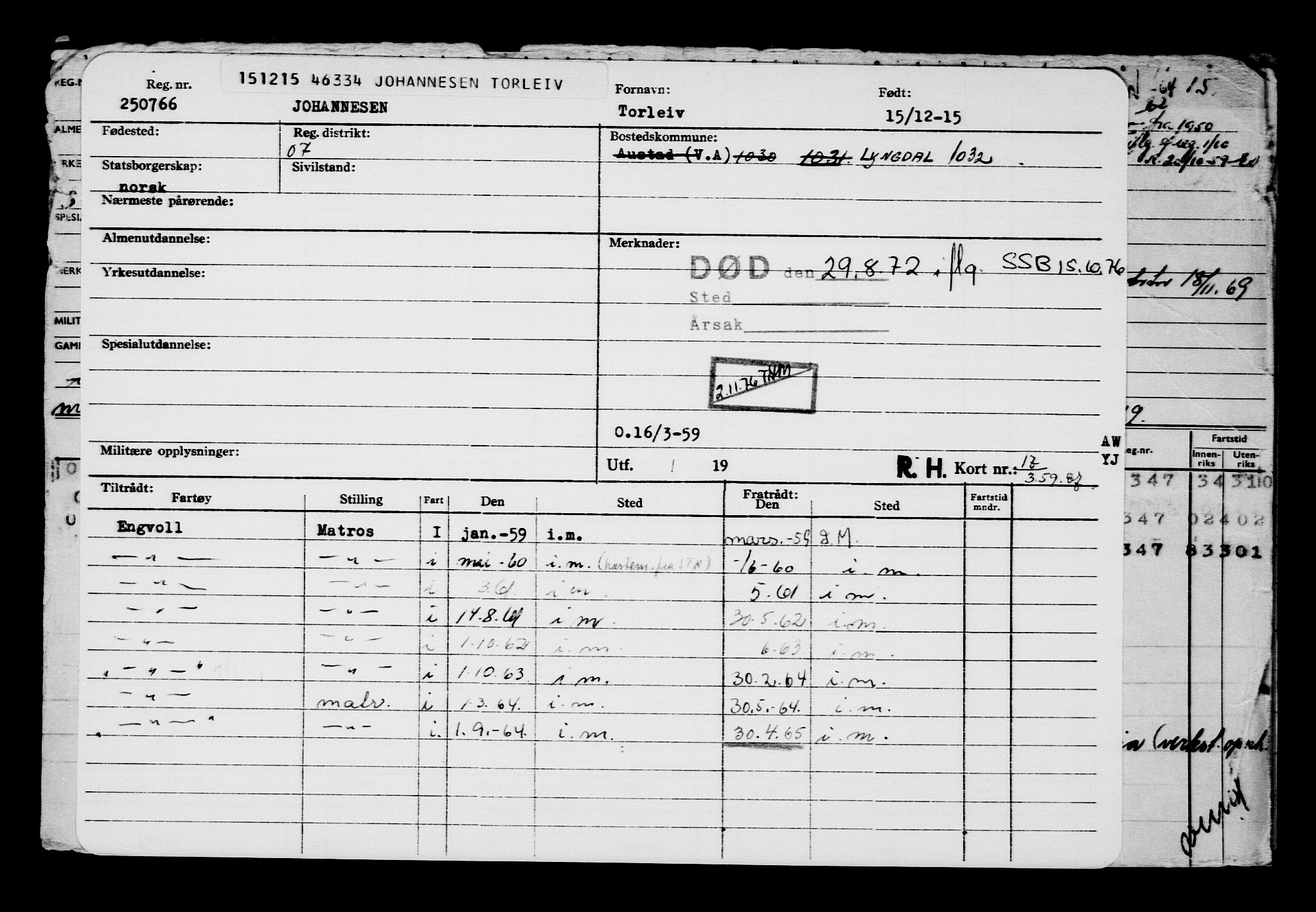 Direktoratet for sjømenn, AV/RA-S-3545/G/Gb/L0135: Hovedkort, 1915-1916, p. 251