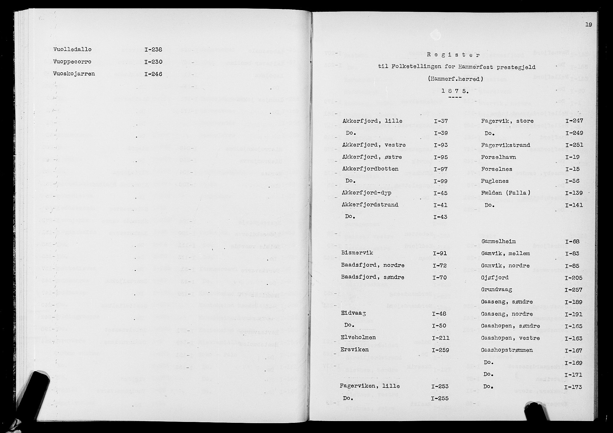 SATØ, 1875 census for 2011P Kautokeino, 1875, p. 19