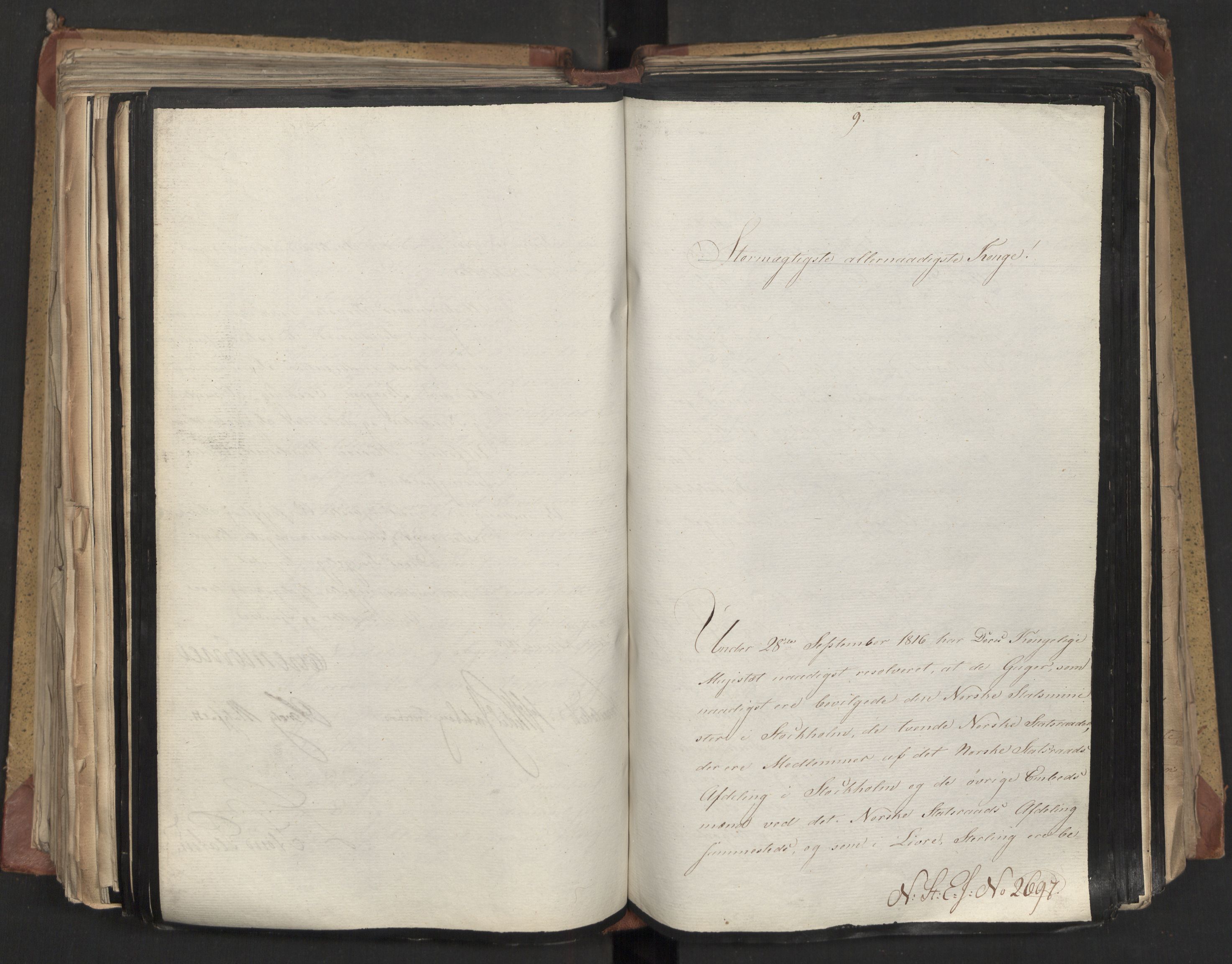 Statsrådsavdelingen i Stockholm, AV/RA-S-1003/D/Da/L0012: Regjeringsinnstillinger nr. 2587-2760, 1818, p. 378