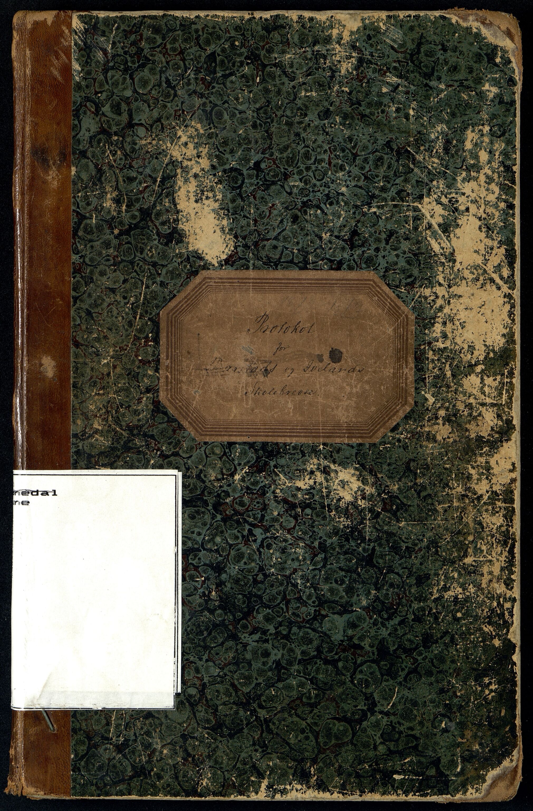 Konsmo kommune - Barstad Skole, ARKSOR/1027KO550/H/L0001: Skoleprotokoll, 1881-1904