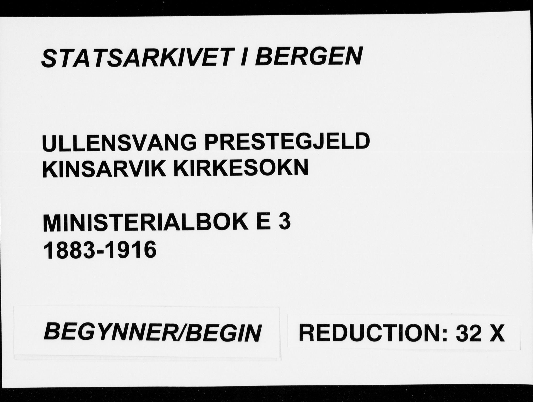 Ullensvang sokneprestembete, AV/SAB-A-78701/H/Haa: Parish register (official) no. E  3, 1883-1916