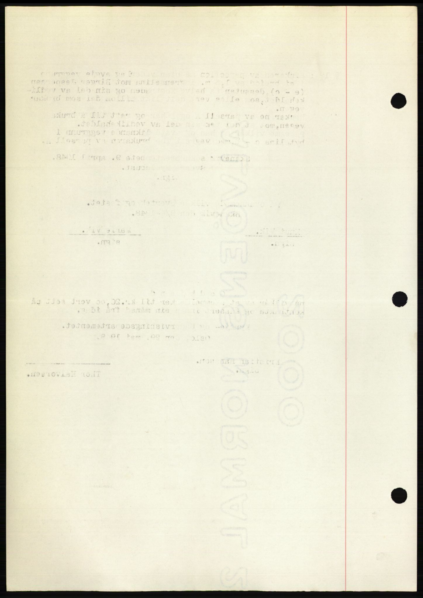 Sunnhordland sorenskrivar, AV/SAB-A-2401: Mortgage book no. B75-79, 1948-1950, Diary no: : 1560/1948