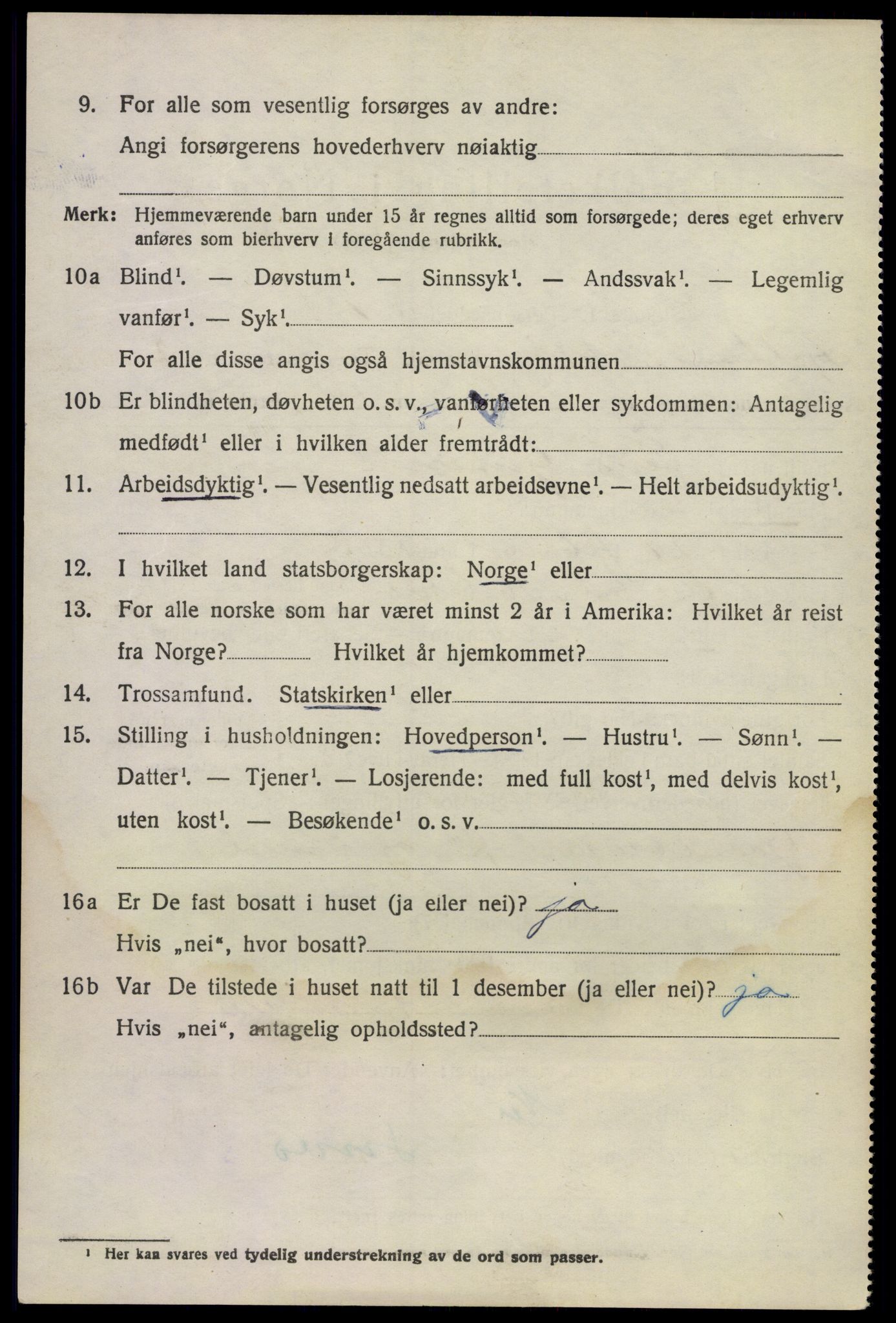 SAKO, 1920 census for Stokke, 1920, p. 3141