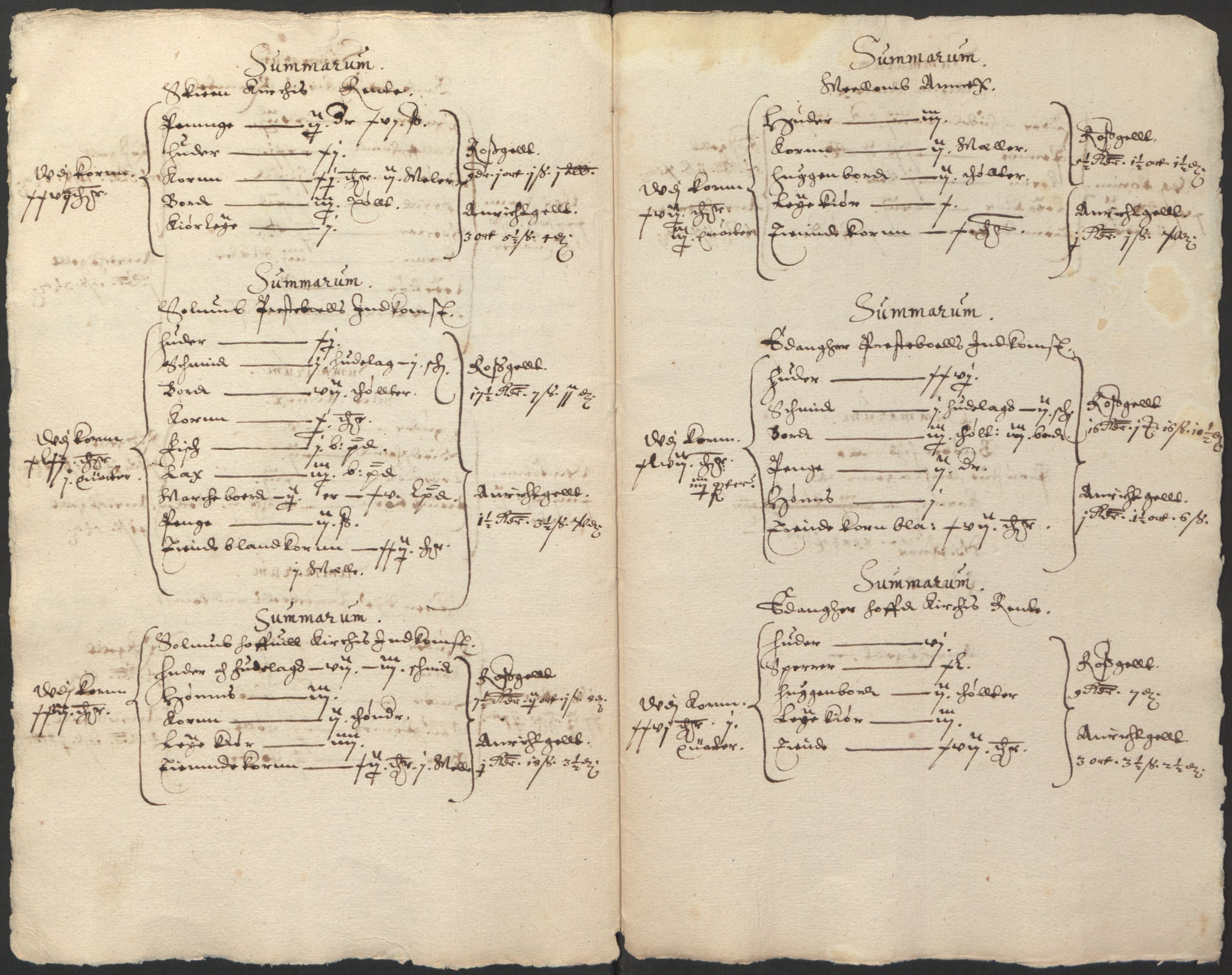 Stattholderembetet 1572-1771, AV/RA-EA-2870/Ek/L0014/0001: Jordebøker til utlikning av rosstjeneste 1624-1626: / Kirke- og prestebolsinntekter i Oslo og Hamar bispedømme, 1625-1626, p. 140