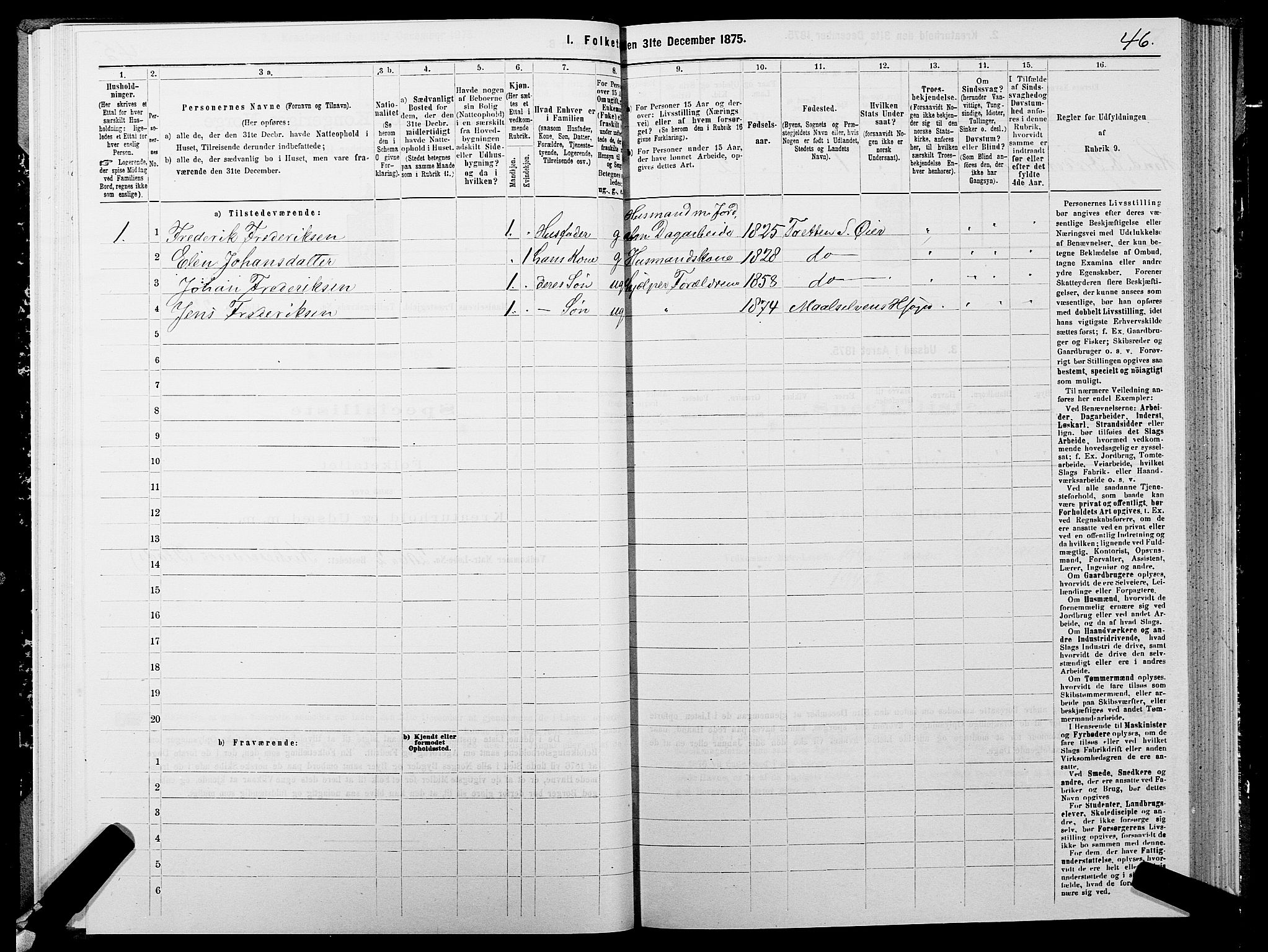 SATØ, 1875 census for 1924P Målselv, 1875, p. 3046