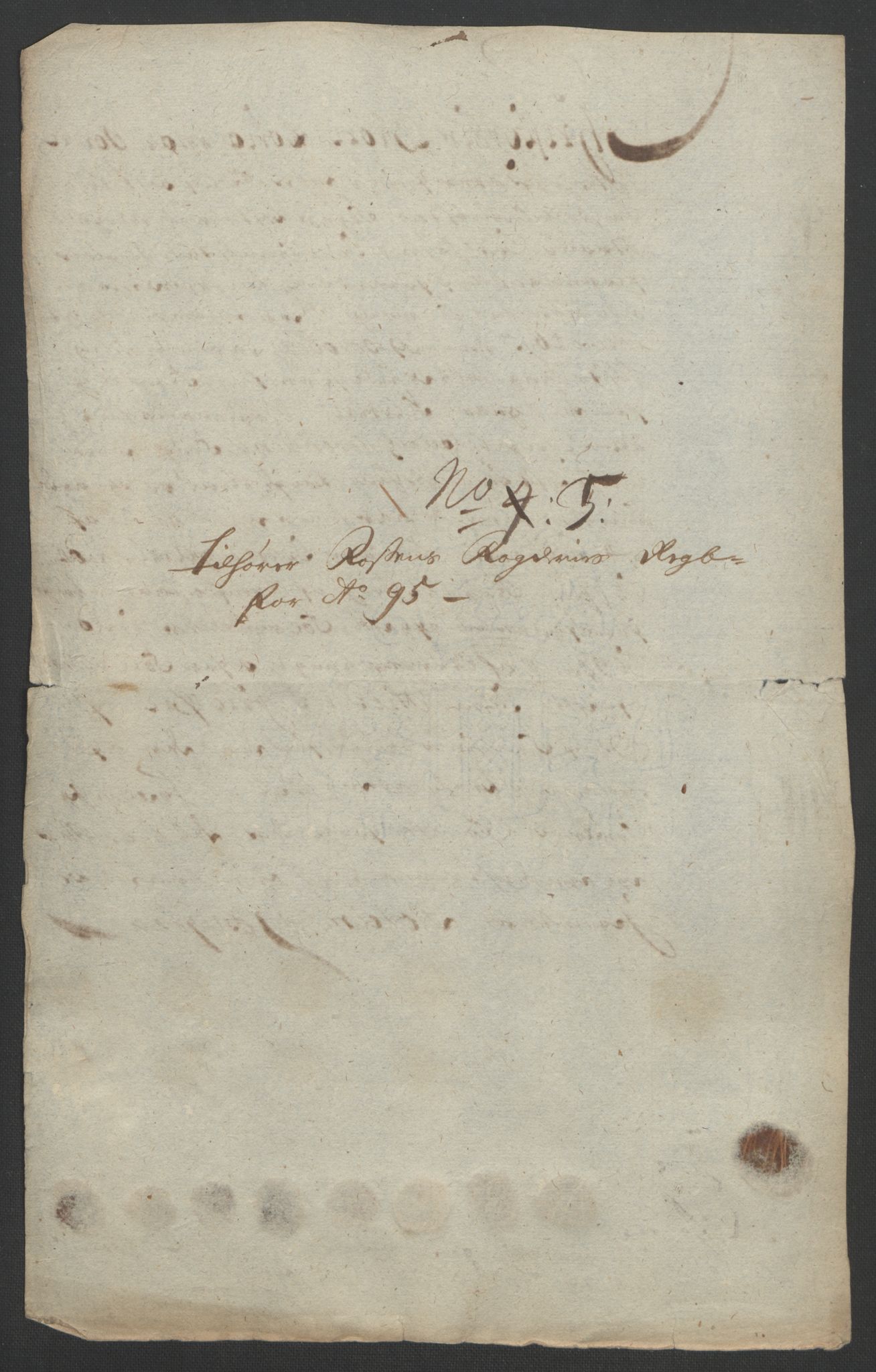 Rentekammeret inntil 1814, Reviderte regnskaper, Fogderegnskap, RA/EA-4092/R57/L3851: Fogderegnskap Fosen, 1695-1696, p. 184