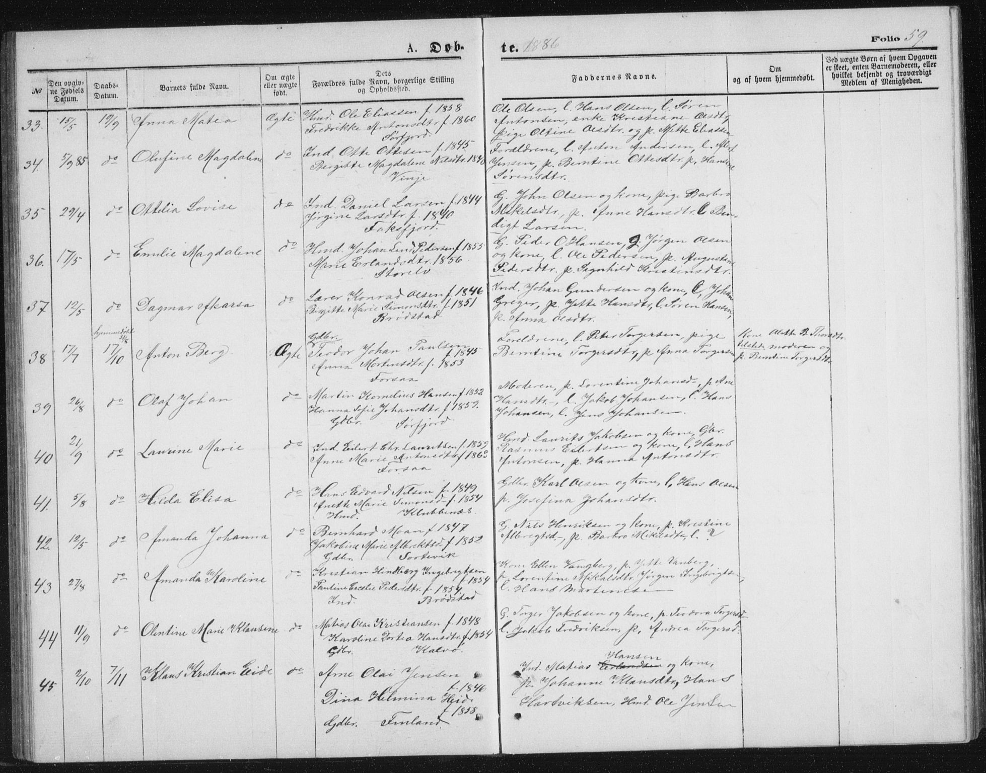 Tranøy sokneprestkontor, AV/SATØ-S-1313/I/Ia/Iab/L0013klokker: Parish register (copy) no. 13, 1874-1896, p. 59